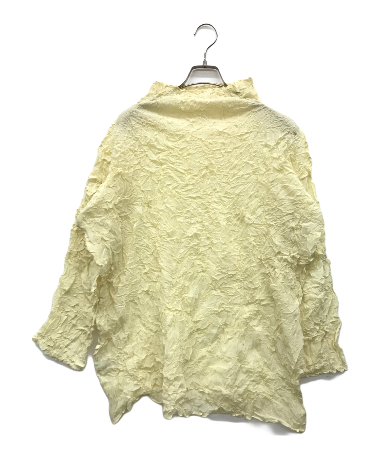 中古・古着通販】ISSEY MIYAKE (イッセイミヤケ) シワ加工カットソー 