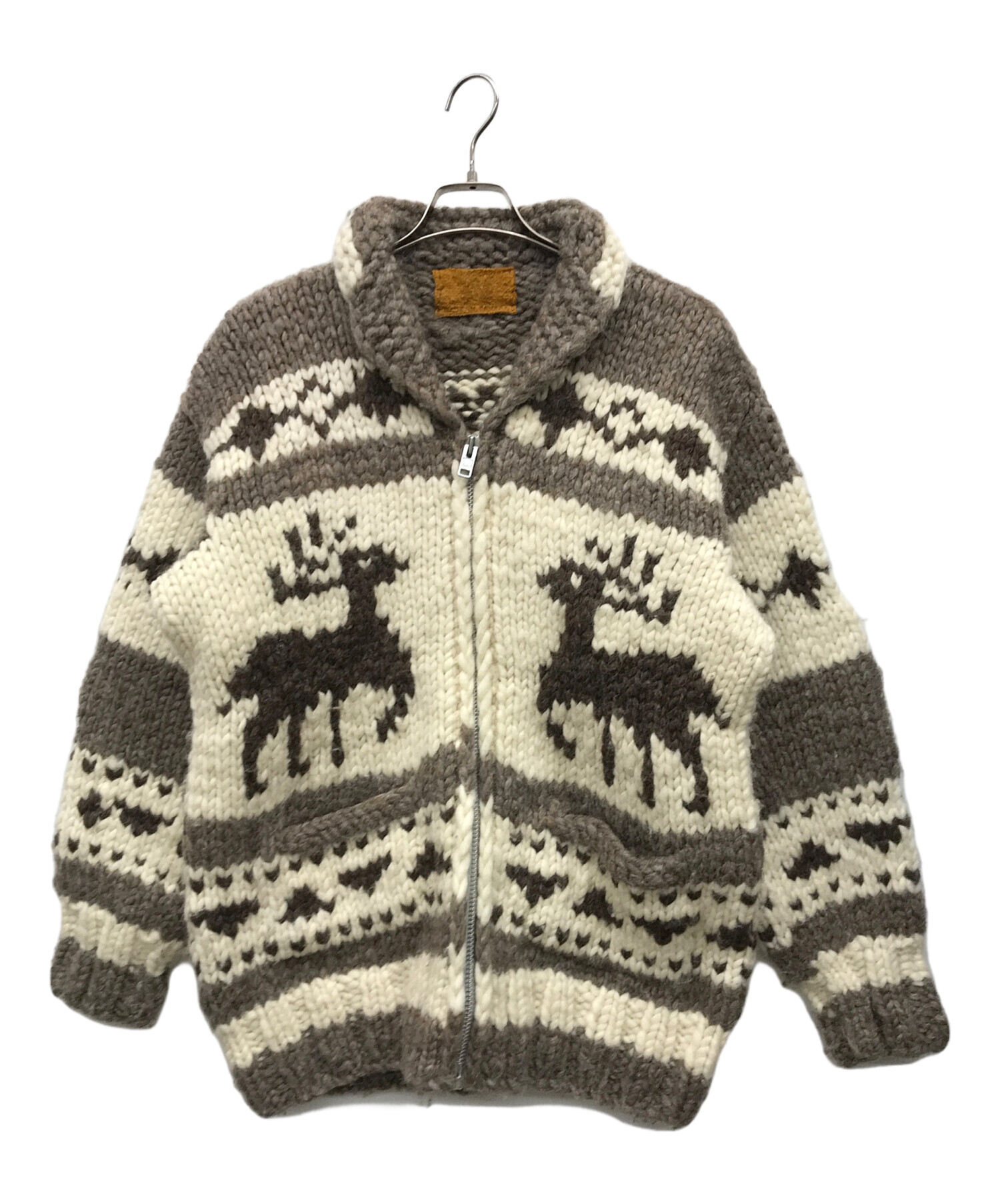 中古・古着通販】USED (ユーズド) カウチンニットカーディガン