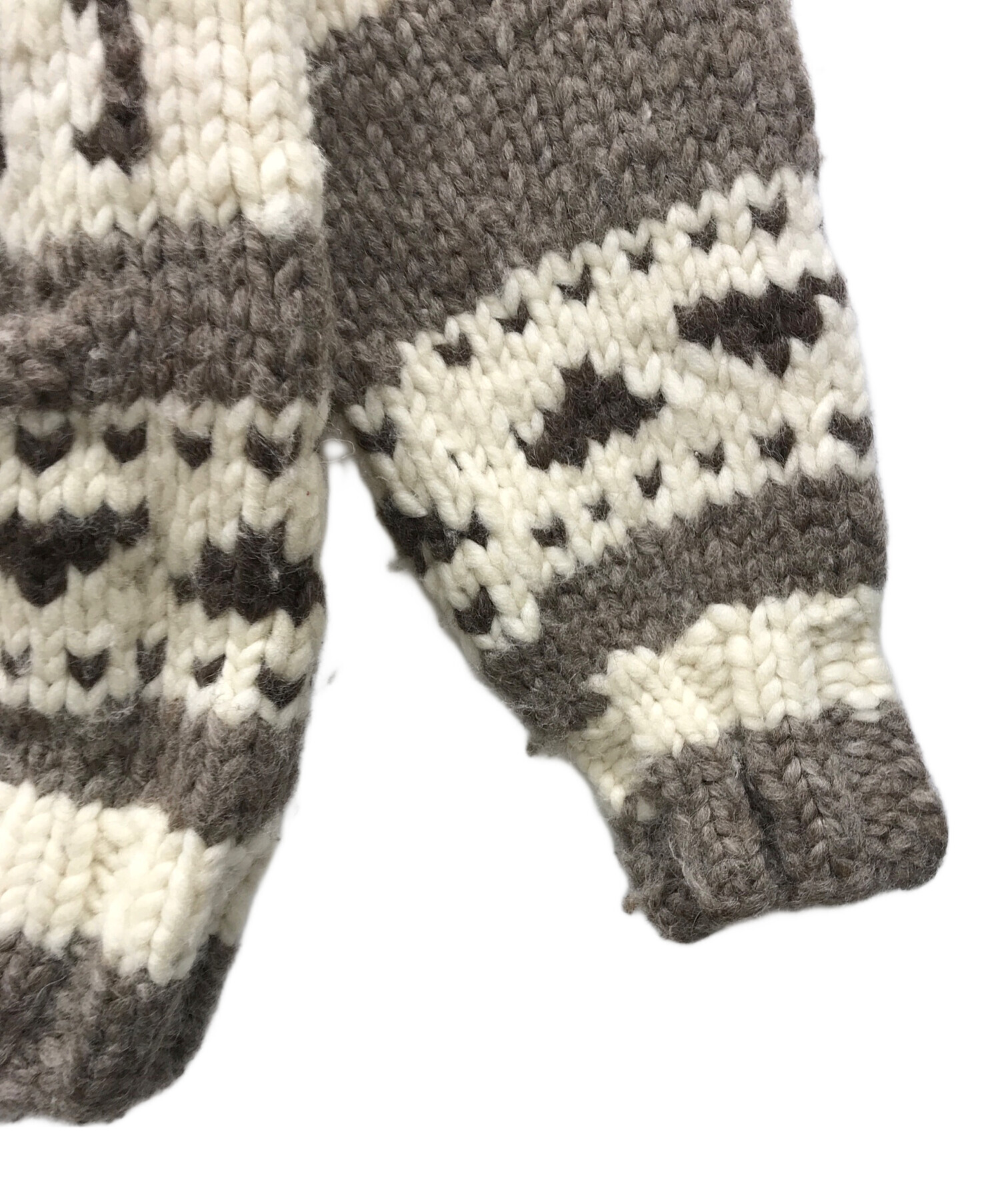 中古・古着通販】USED (ユーズド) カウチンニットカーディガン