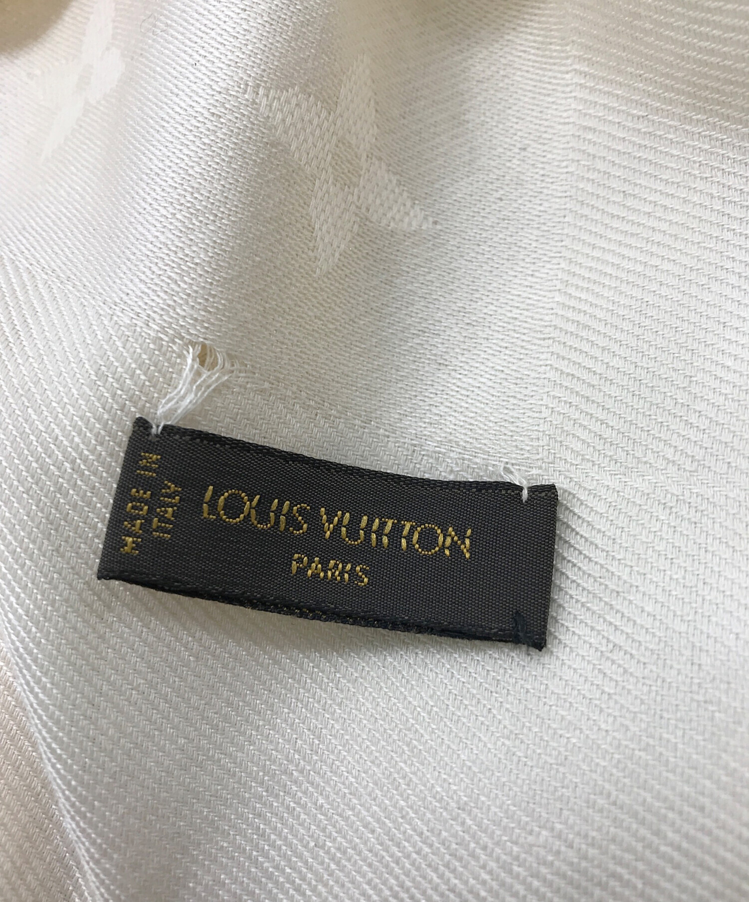 中古・古着通販】LOUIS VUITTON (ルイ ヴィトン) ストール アイボリー