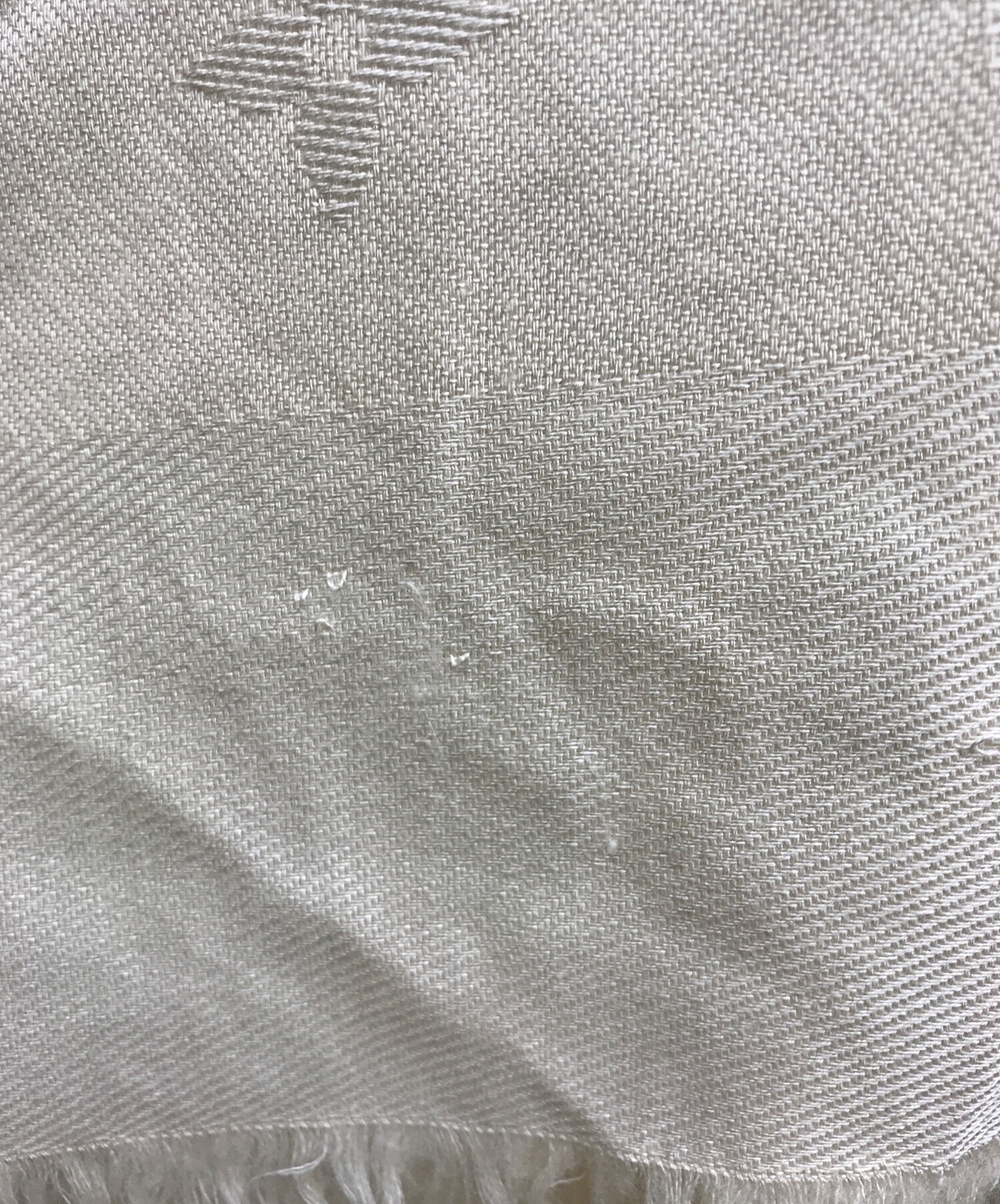 中古・古着通販】LOUIS VUITTON (ルイ ヴィトン) ストール アイボリー