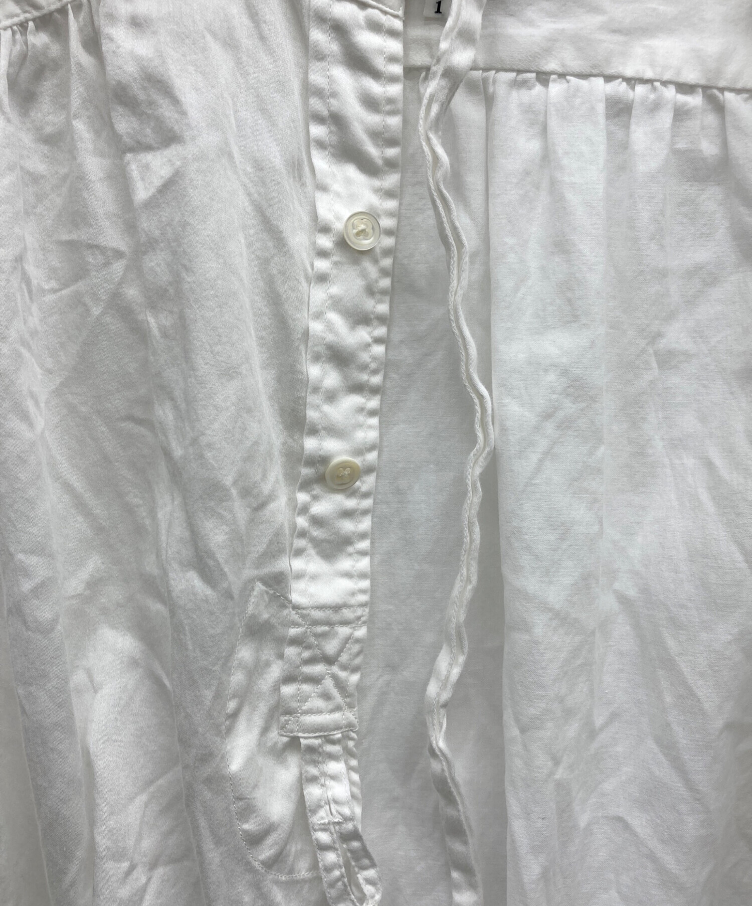 中古・古着通販】Needles (ニードルズ) Ascot Collar EDW Gather Shirt