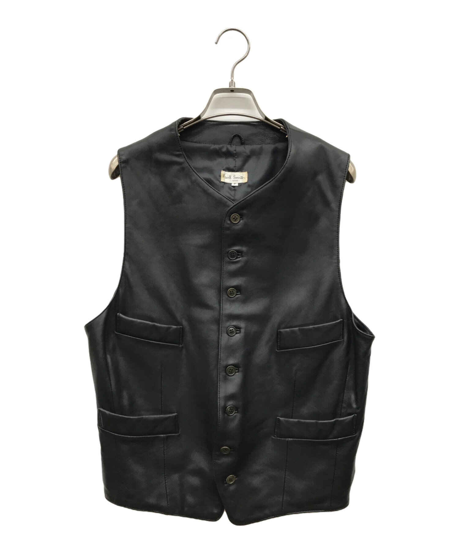 ⭐️極美品 Paul Smith 襟・ボタン付きベスト Mサイズ ⭐️極美品 Paul Smith 襟・ボタン付きベスト Mサイズ ポール