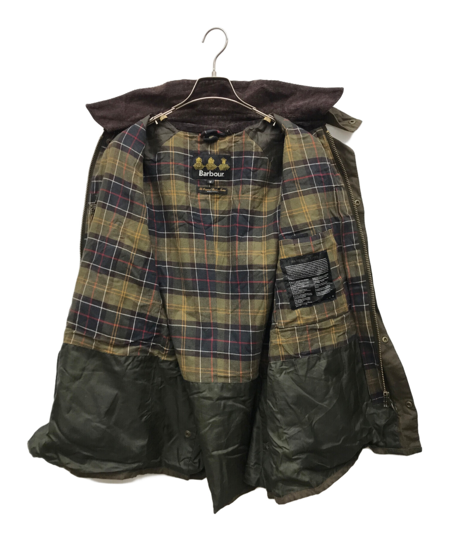 中古・古着通販】Barbour (バブアー) ASHBY WAX JACKET オリーブ