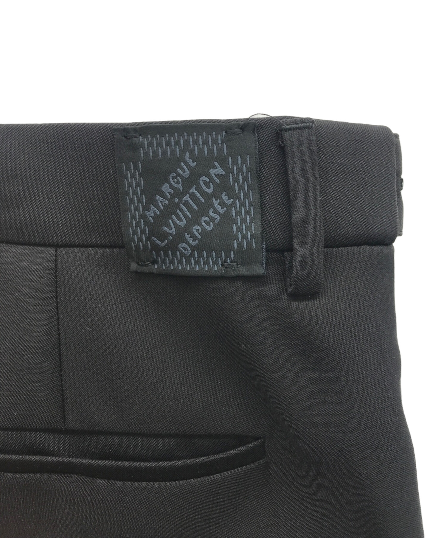 中古・古着通販】LOUIS VUITTON (ルイ ヴィトン) スラックス ブラック