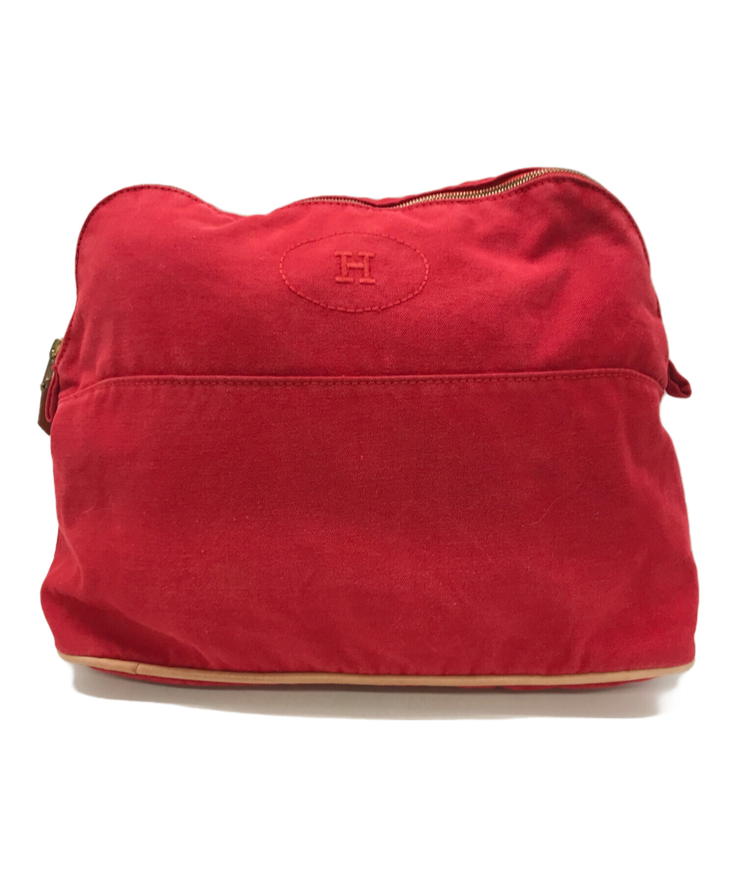 Hermes エルメス　ボリードポーチGM 赤レッド エルメス ポーチ ボリードポーチGM レッド