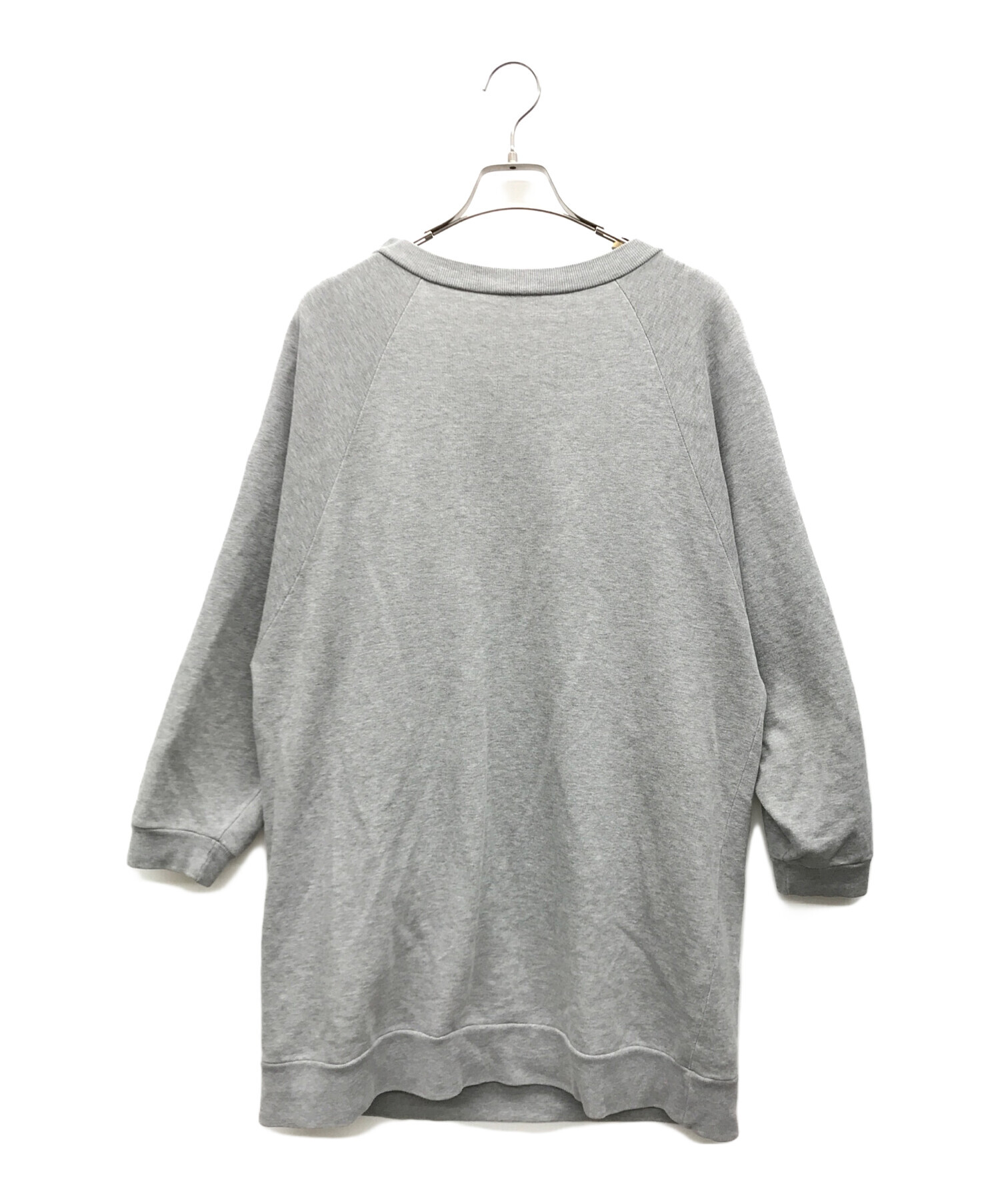 DRIES VAN NOTEN オーバーサイズスウェット トレーナー M グレー 中古・古着通販】DRIES VAN NOTEN (ドリスヴァンノッテン) スウェット