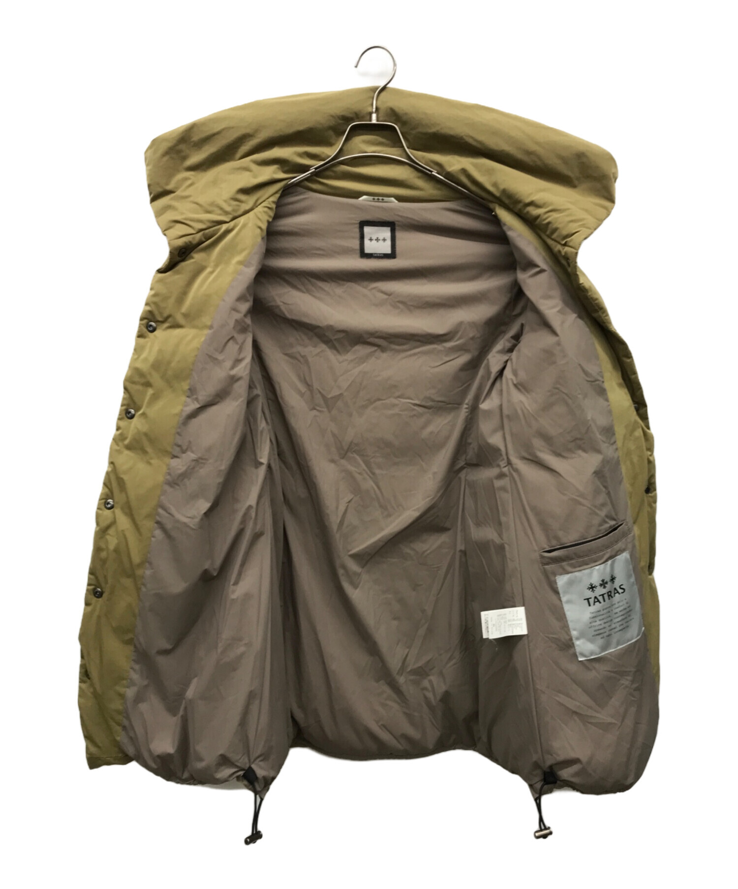 中古・古着通販】TATRAS (タトラス) ダウンジャケット オリーブ サイズ