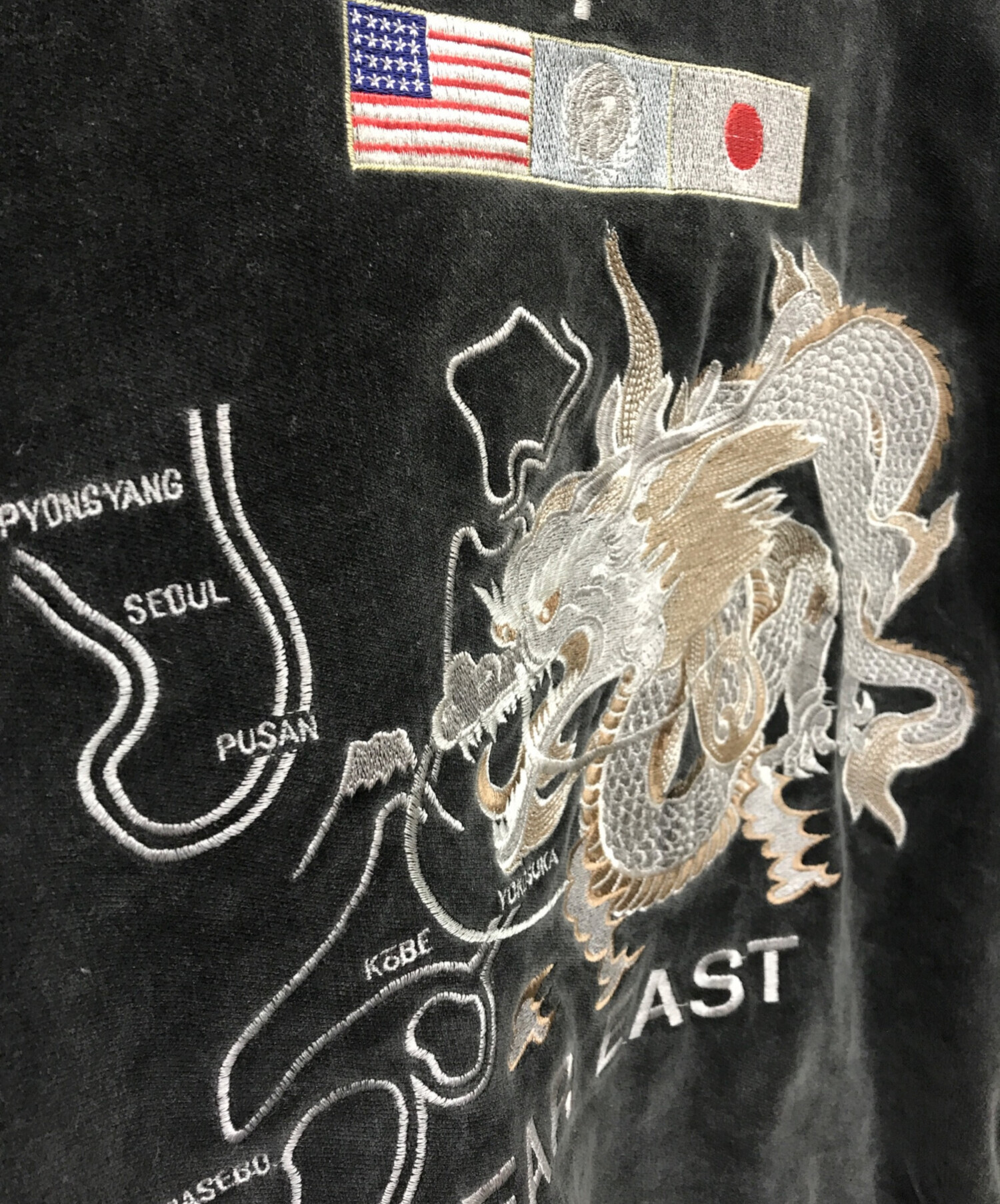 HOUSTON スカジャン Lサイズ 最終値下げ❗️HOUSTON スカジャン