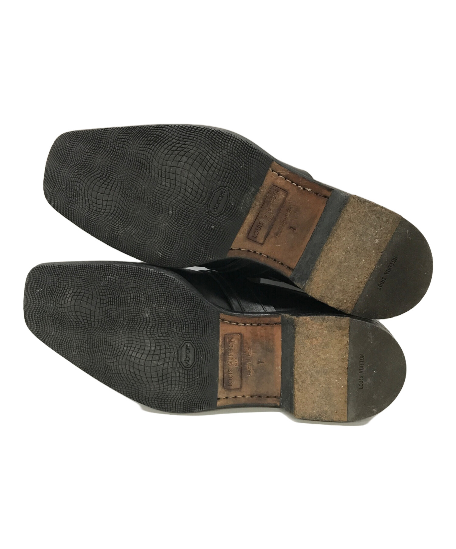 中古・古着通販】LOUIS VUITTON (ルイ ヴィトン) ローファー ブラック