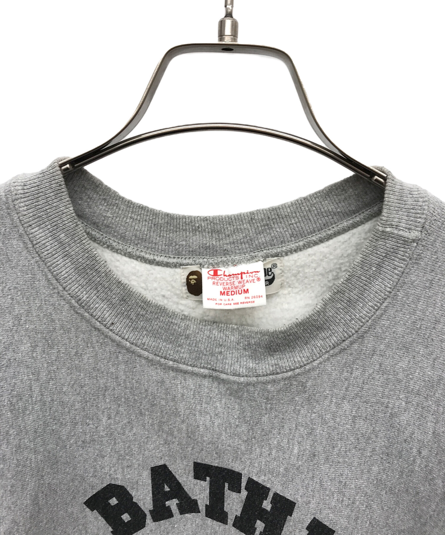 90年代　A BATHING APE スウェット　チャンピオン✖️エイプ　激レア‼️ 90年代 A BATHING APE スウェット チャンピオン✖️エイプ 激レア