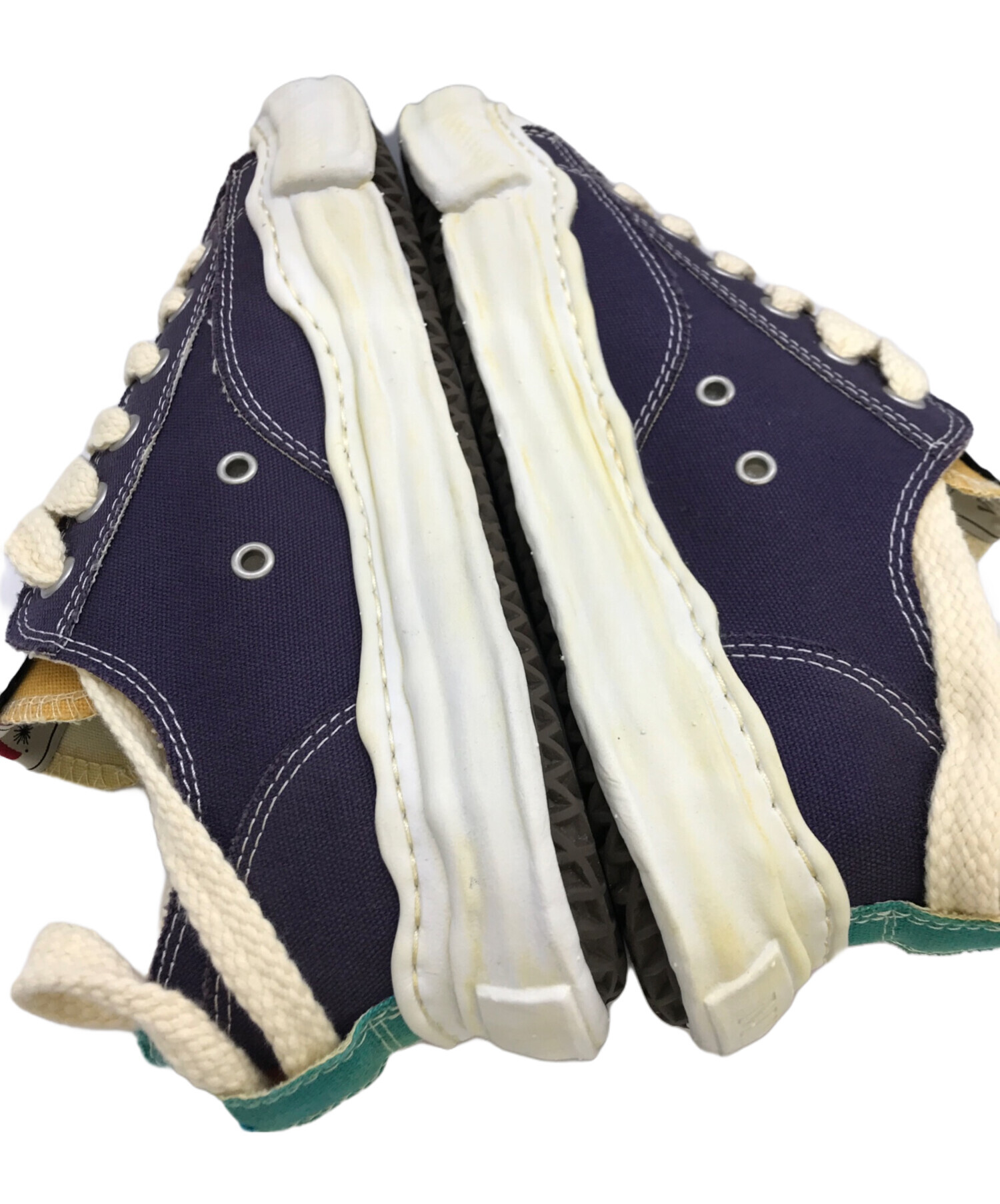 未使用 Nigel Cabourn × Maison MIHARA YASUHIRO - ARMY TRAINER- NAVY ローカットスニーカー/28.0cm/ 中古・古着通販NIGEL CABOURN (ナイジェルケーボン) Maison MIHARA