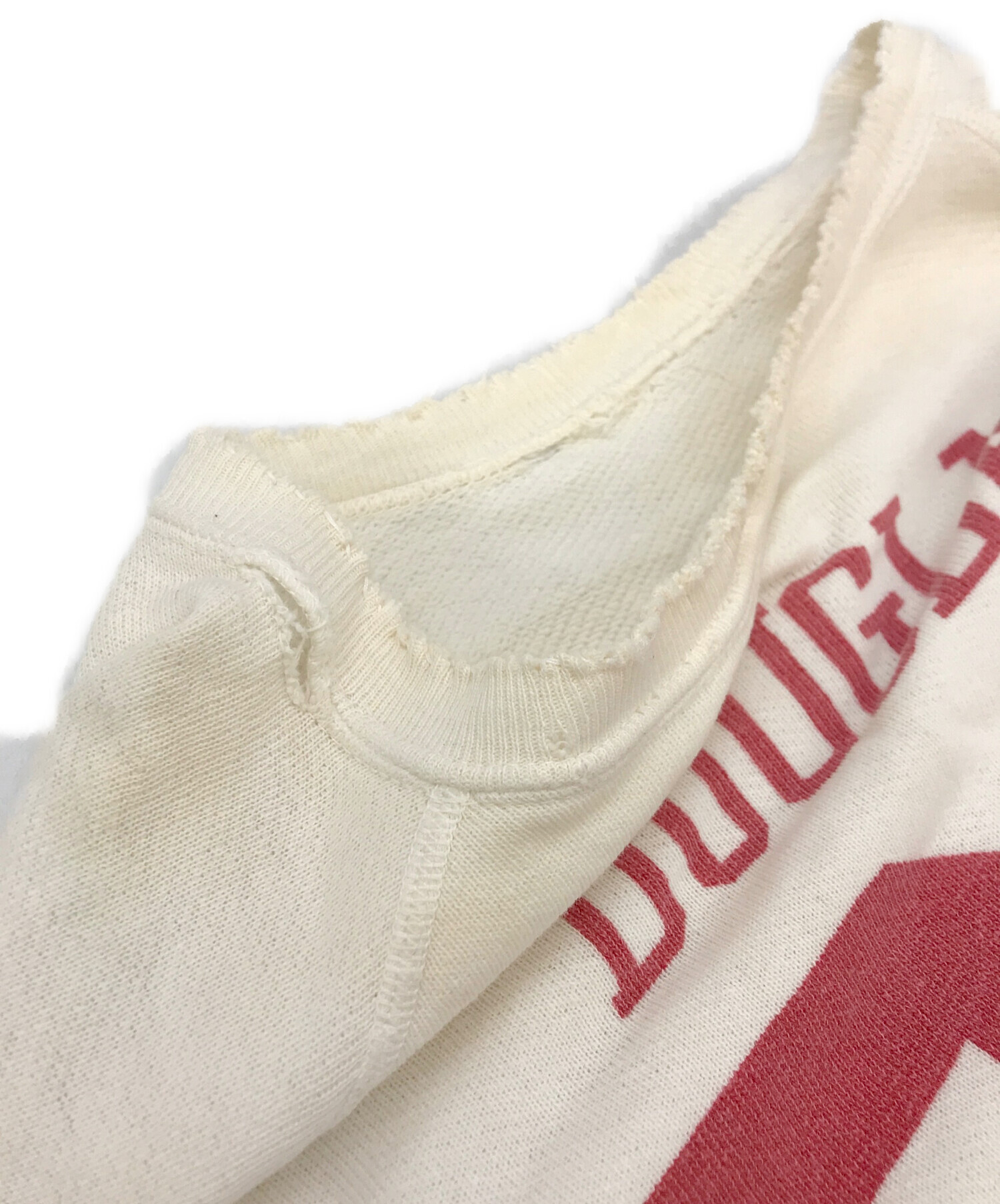 中古・古着通販】USED (ユーズド) 染込みナンバリングプリント