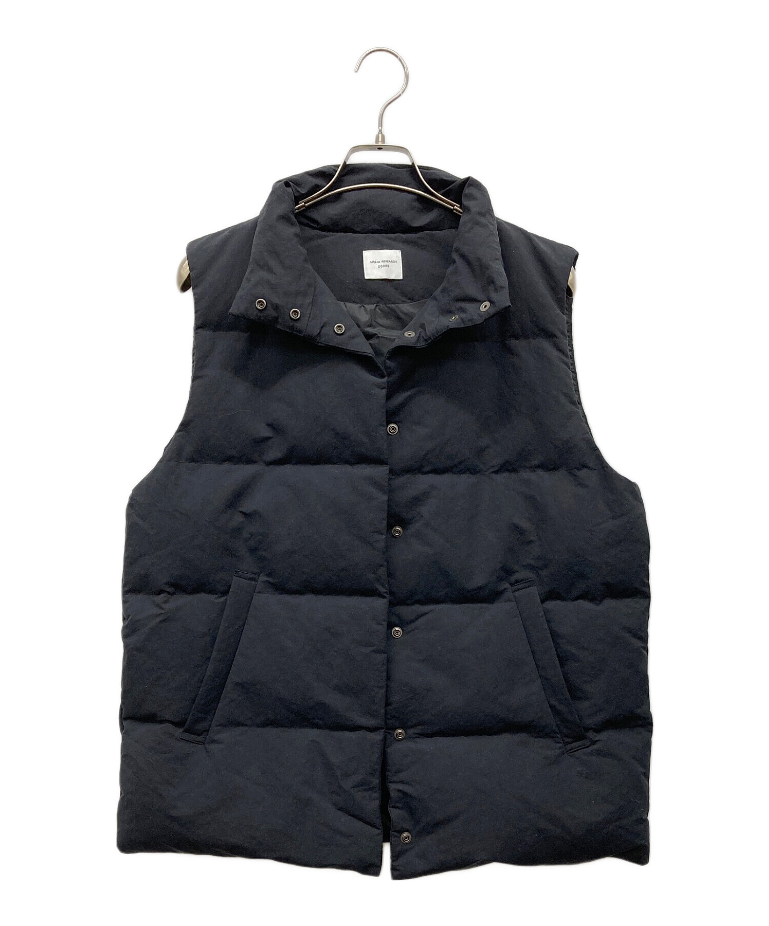 URBAN RESEARCH アーバンリサーチ ラムレザーダウンベスト 本革 M URBAN RESEARCH - アーバンリサーチ オールラムレザー ダウンベスト