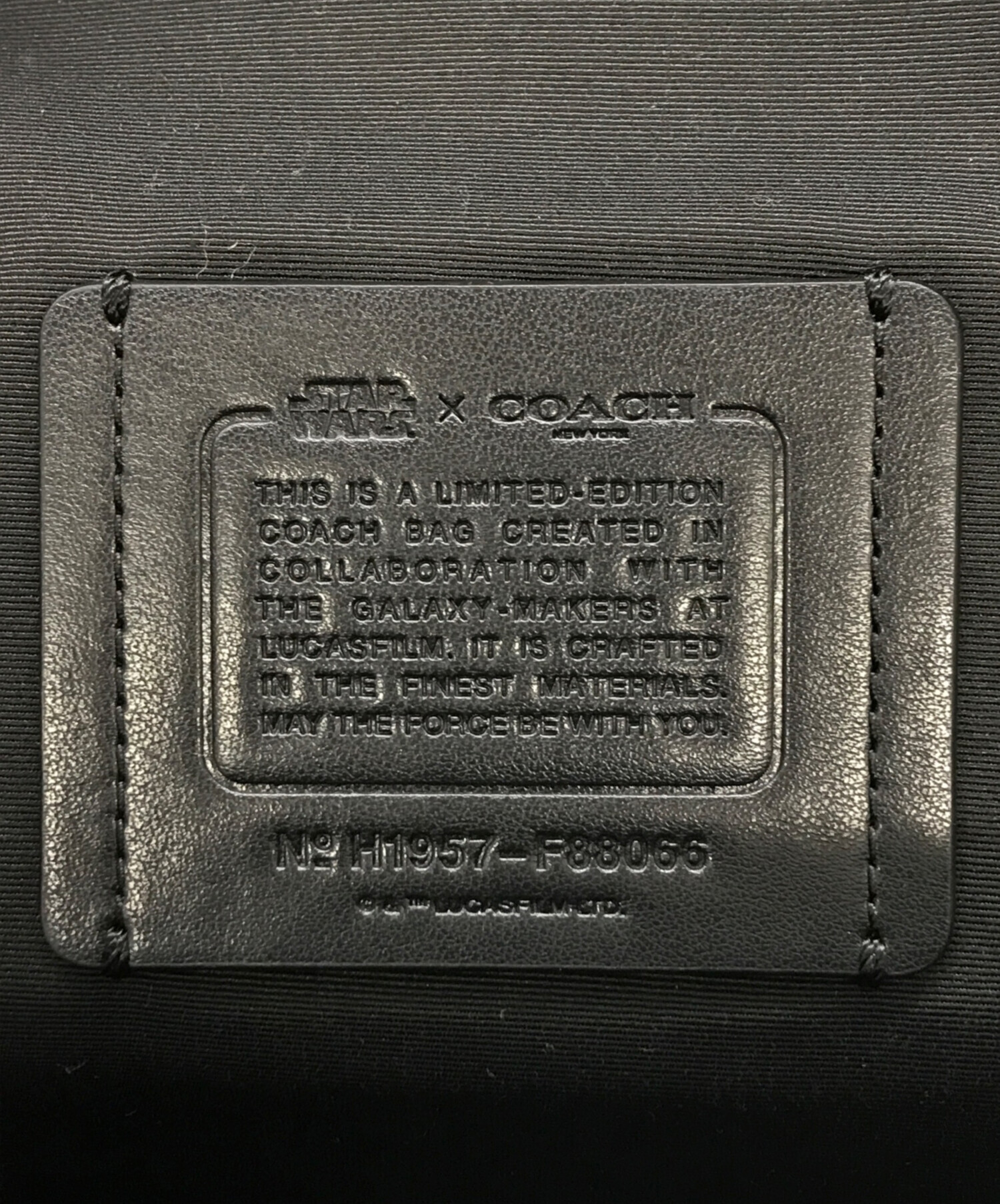 COACH スターウォーズ　ショルダーバッグ 中古・古着通販】COACH (コーチ) STAR WARS (スターウォーズ