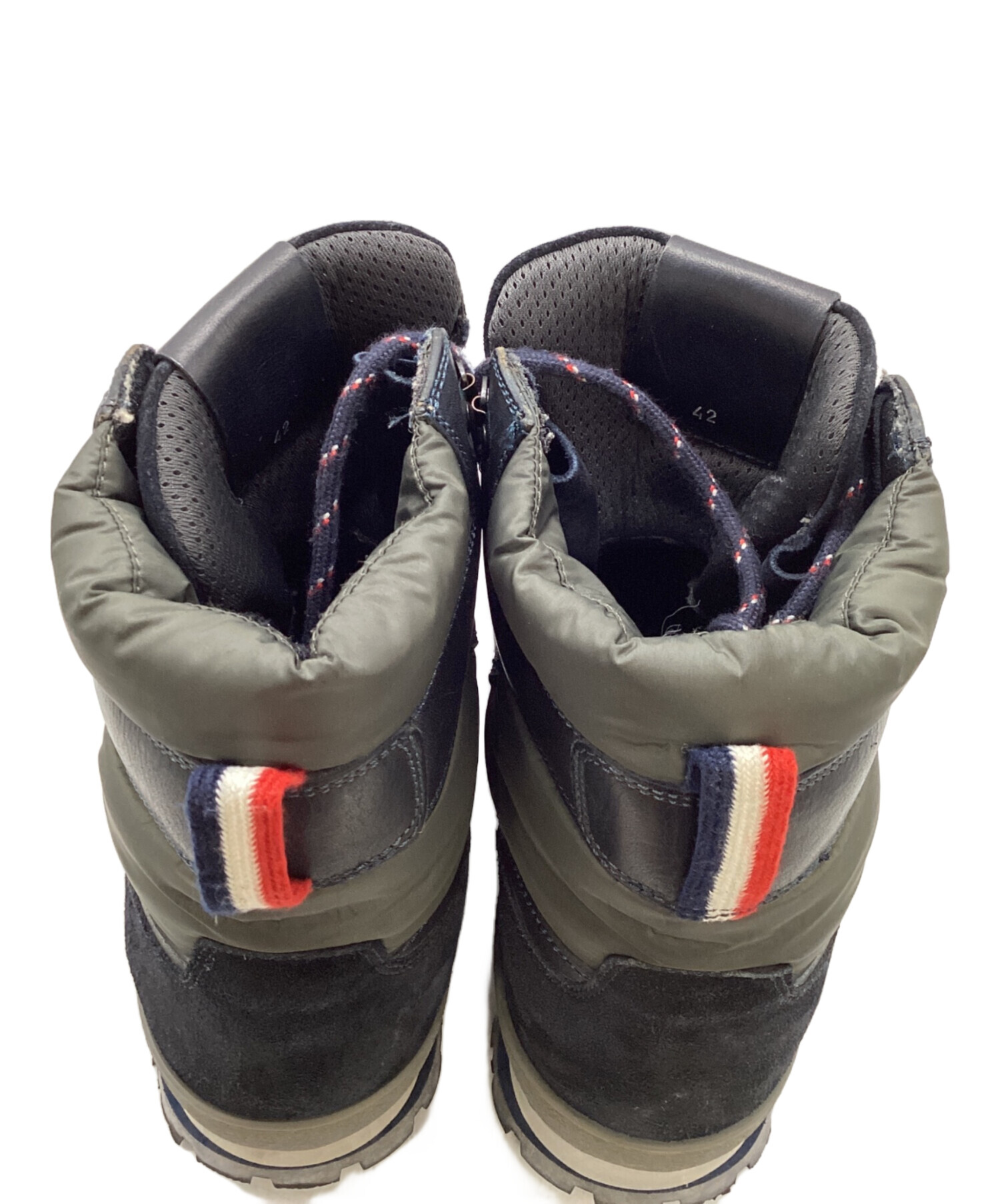 中古・古着通販】MONCLER (モンクレール) トレッキングブーツ ネイビー