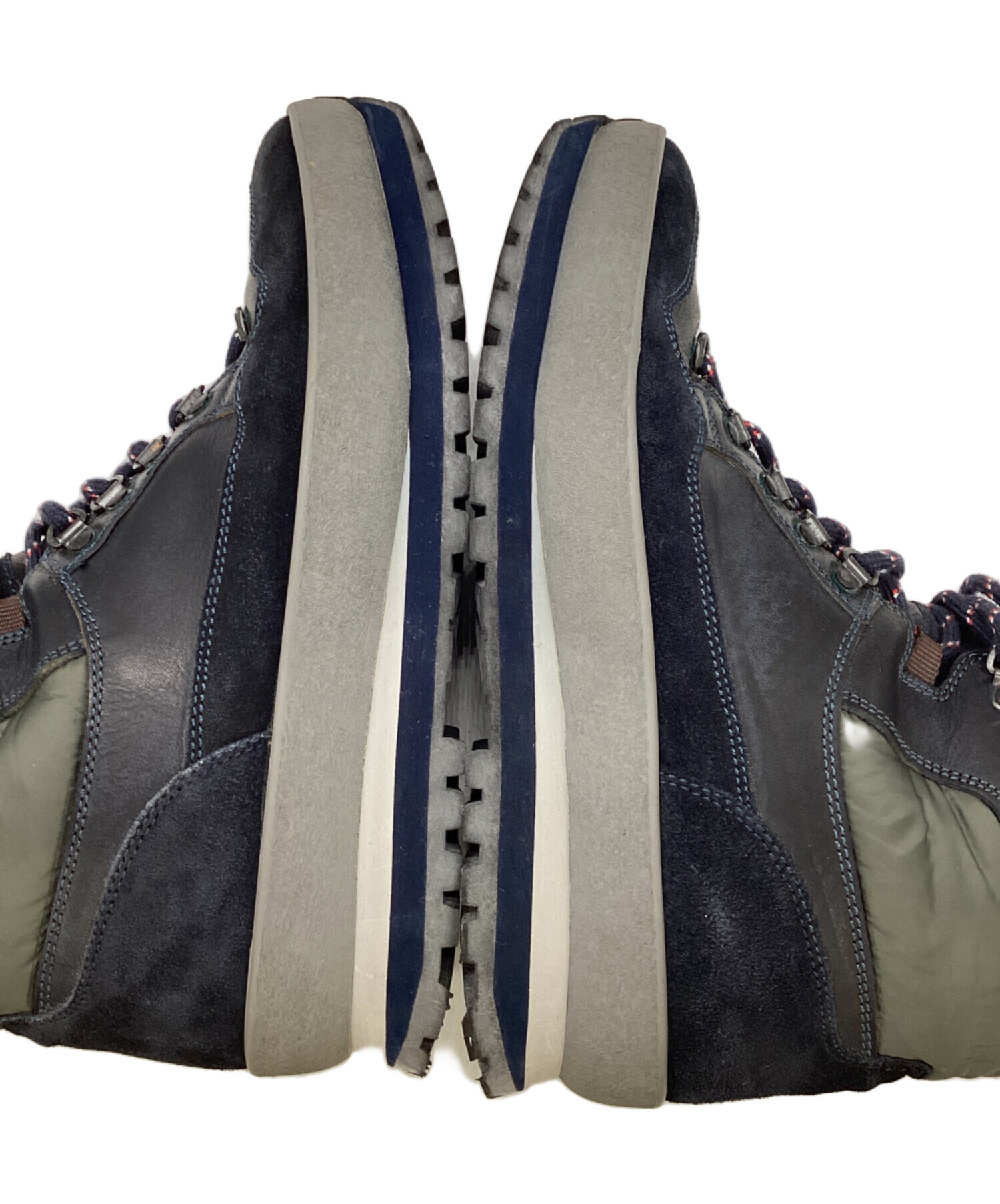 中古・古着通販】MONCLER (モンクレール) トレッキングブーツ ネイビー