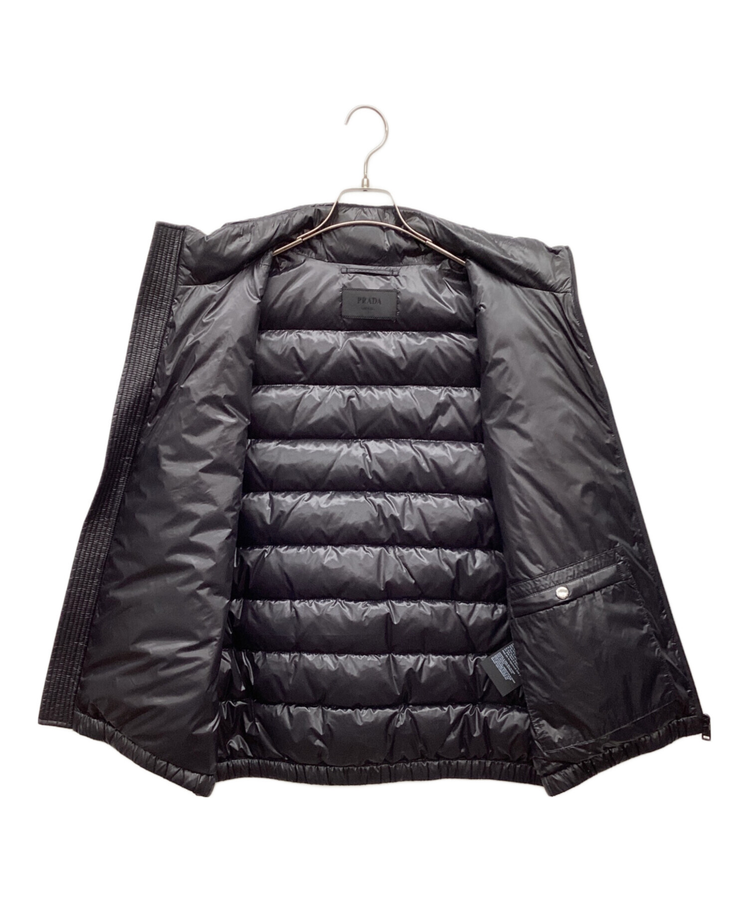 中古・古着通販】PRADA (プラダ) ロゴプレートダウンベスト