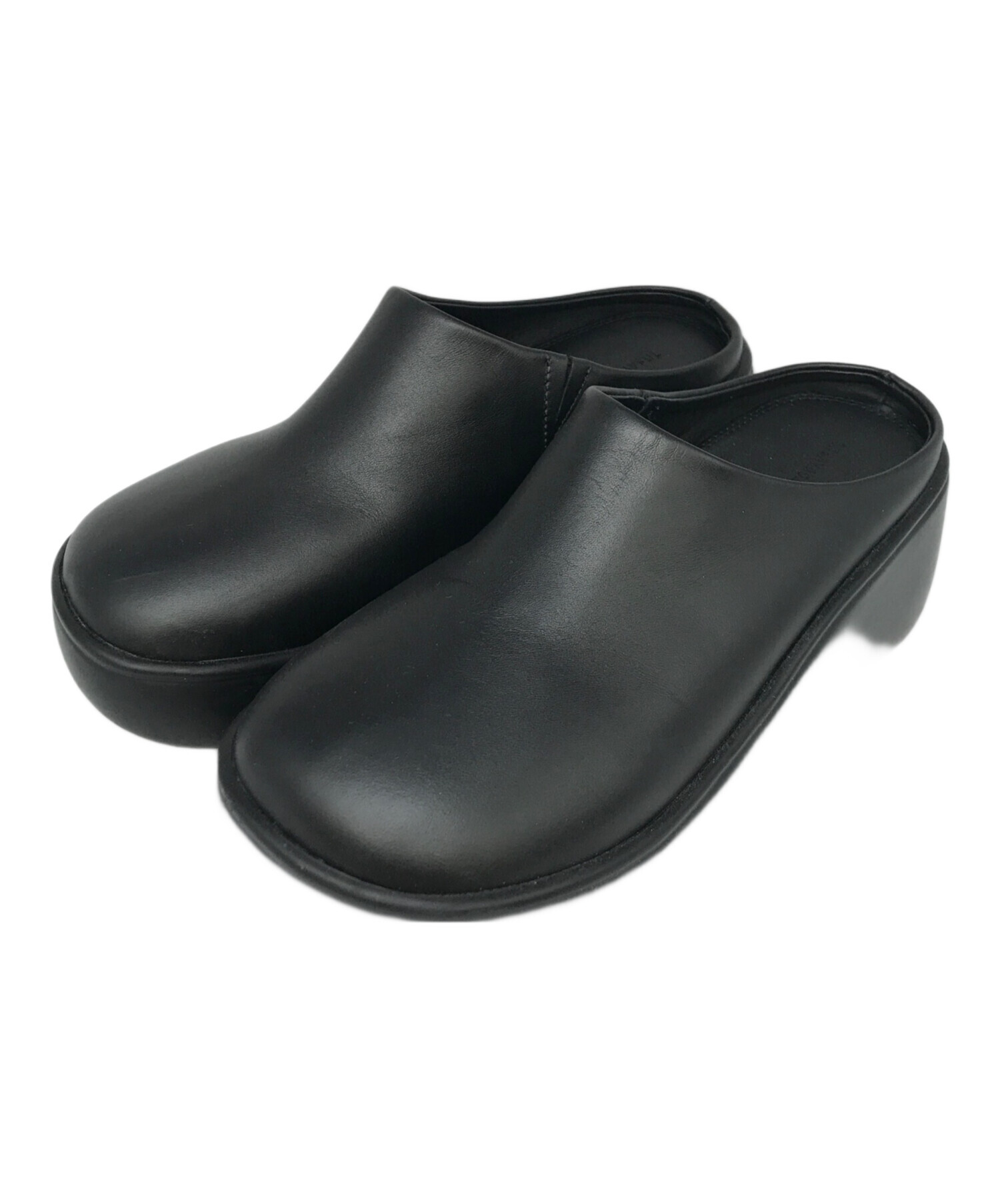 靴 TODAYFUL Volume Sole Sabot 38 TODAYFUL Volume Sole Sabot ボリュームソールサボ Black | planet3rd