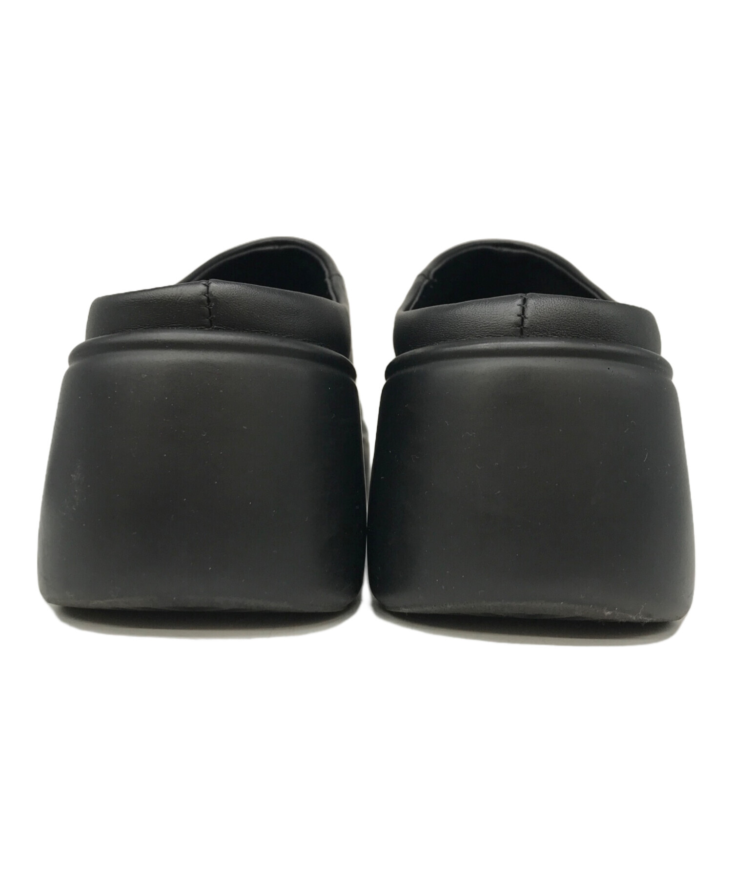 新品　未使用 トゥデイフル Volume Fur Sabot 38 中古・古着通販】TODAYFUL (トゥデイフル) volume sole sabot ブラック