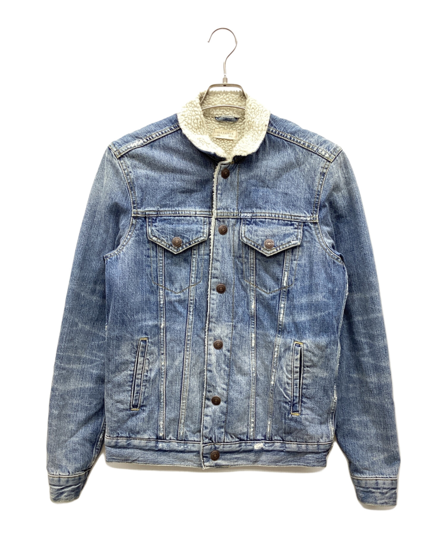 中古・古着通販】ALL SAINTS (オールセインツ) ダメージ加工裏ボア 