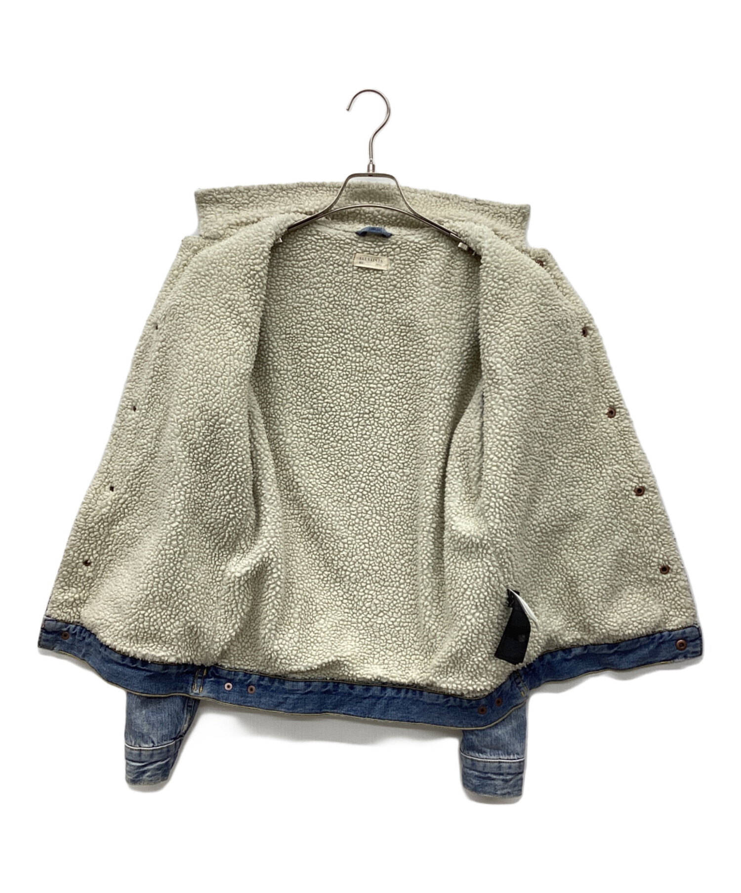 中古・古着通販】ALL SAINTS (オールセインツ) ダメージ加工裏ボア 
