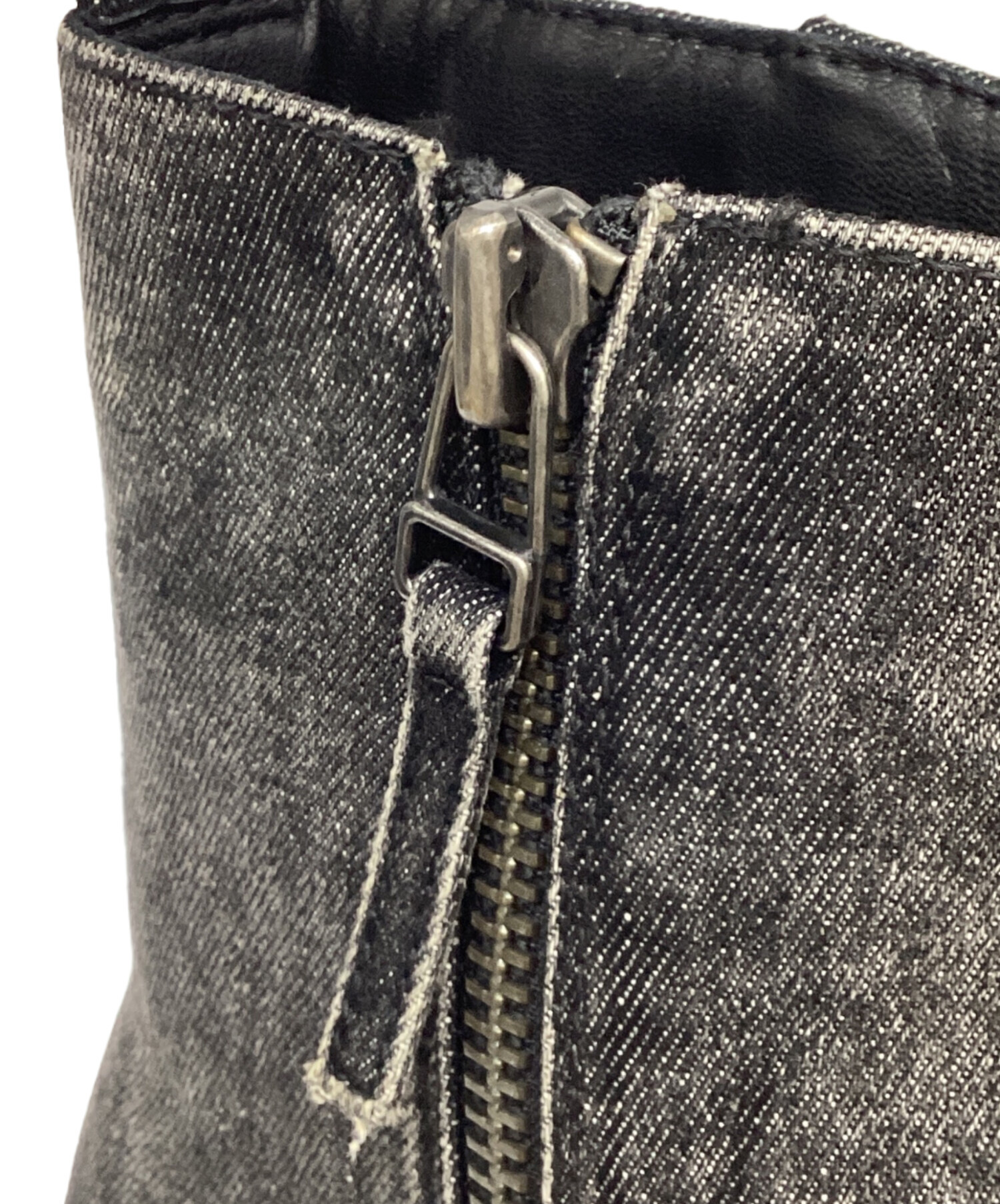 中古・古着通販】DIESEL (ディーゼル) サイドジップブーツ グレー