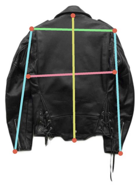 中古・古着通販】Schott (ショット) ダブルライダースジャケット