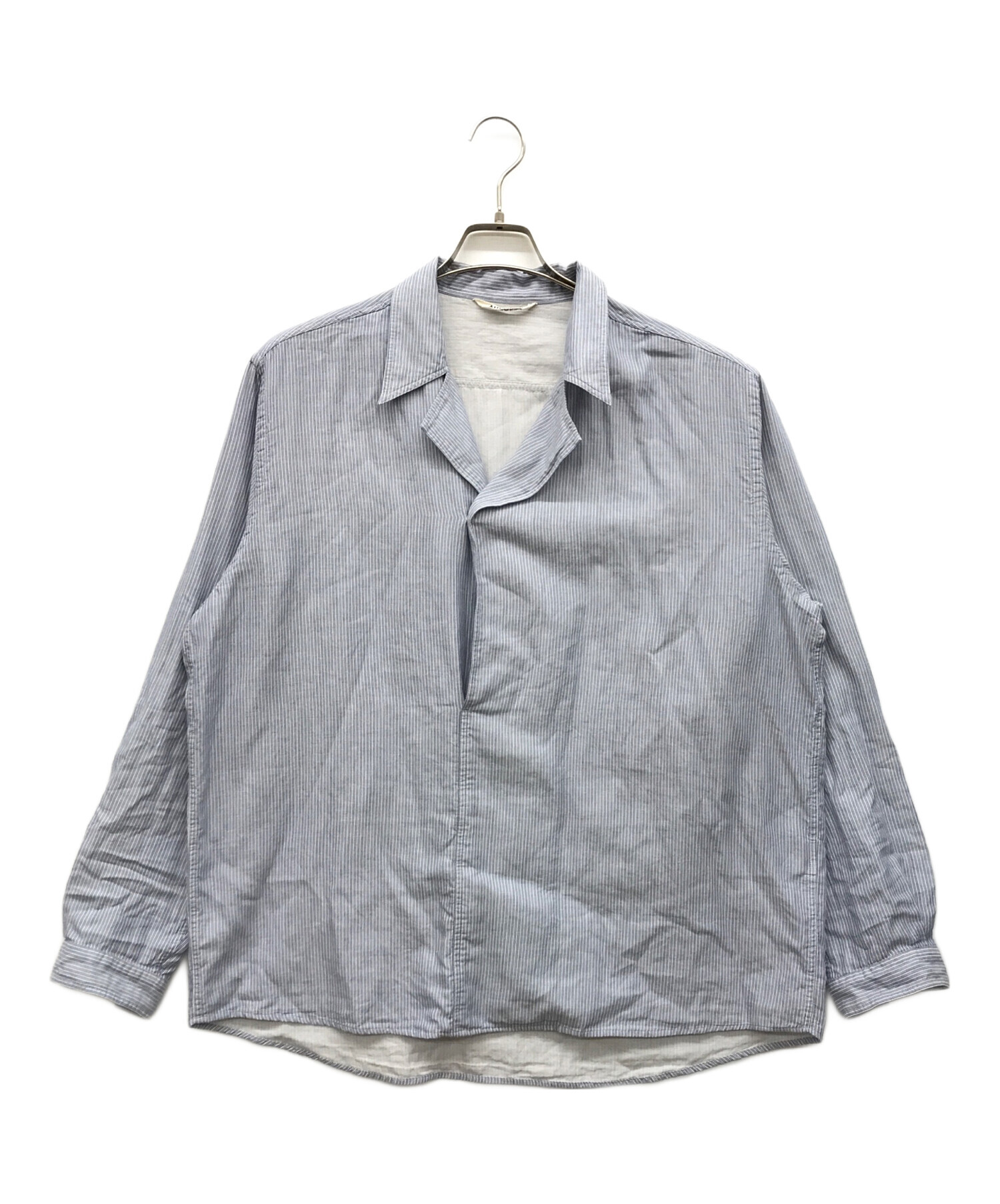 AURALEEオーラリー AURALEE GIZA LIGHT WEIGHT SHIRTS GIZA LIGHT