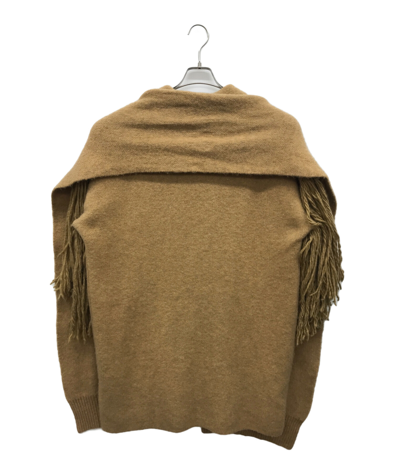 中古・古着通販】DIESEL (ディーゼル) ニットコート ベージュ 中古・古着通販】DIESEL (ディーゼル) ニットコート ベージュ