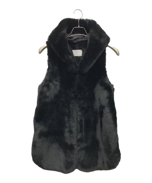 中古・古着通販】MARIED'OR (マリードール) エコファーベスト ブラック