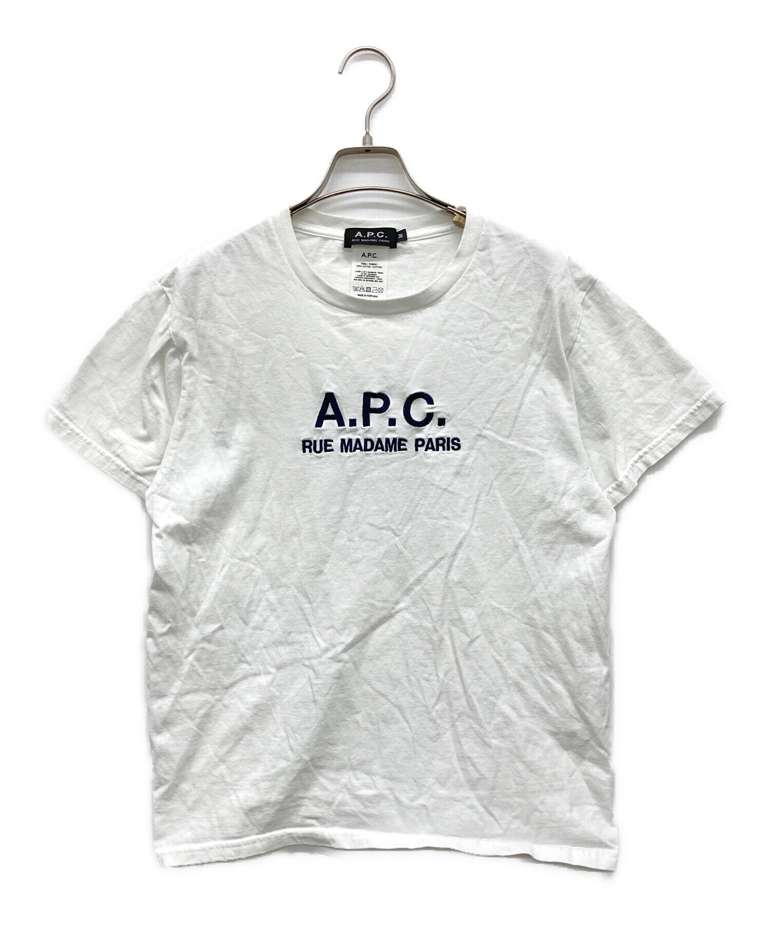 中古・古着通販】A.P.C. (アーペーセー) 半袖カットソー ホワイト