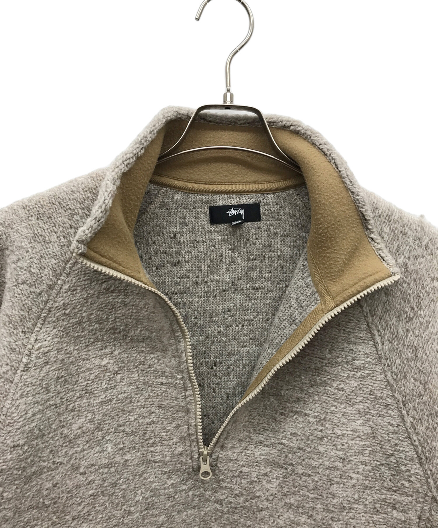 中古・古着通販】stussy (ステューシー) WOOL BLEND SHERPA MOCK NECK 