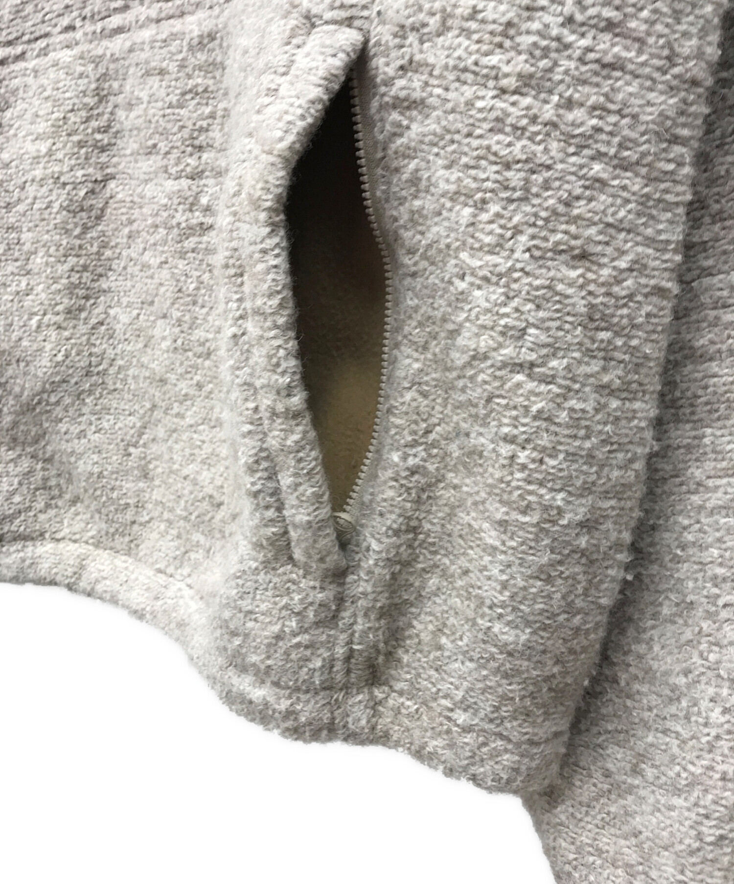 中古・古着通販】stussy (ステューシー) WOOL BLEND SHERPA MOCK NECK 