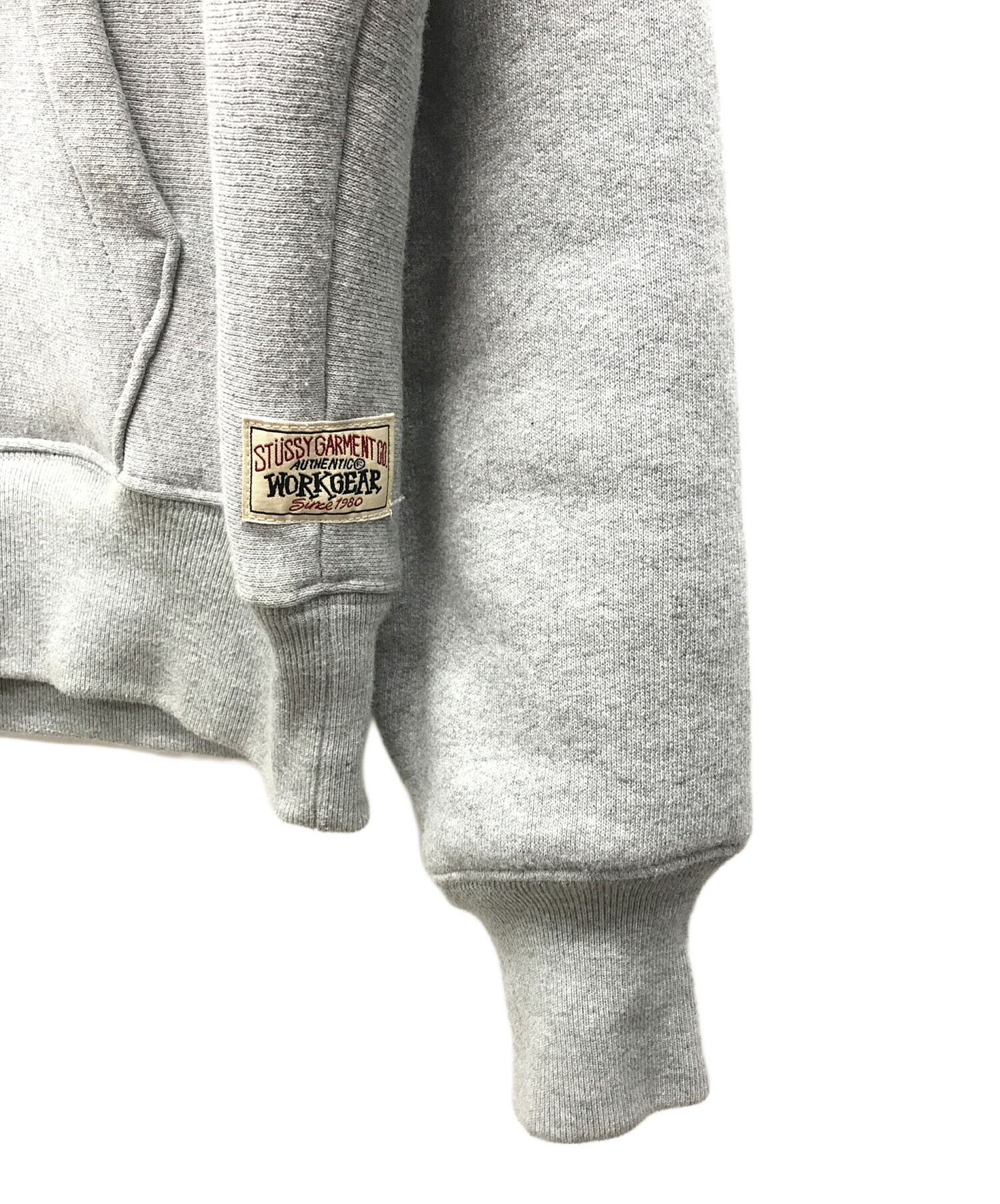 中古・古着通販】stussy (ステューシー) FLEECE RAGLAN ZIP HOODIE
