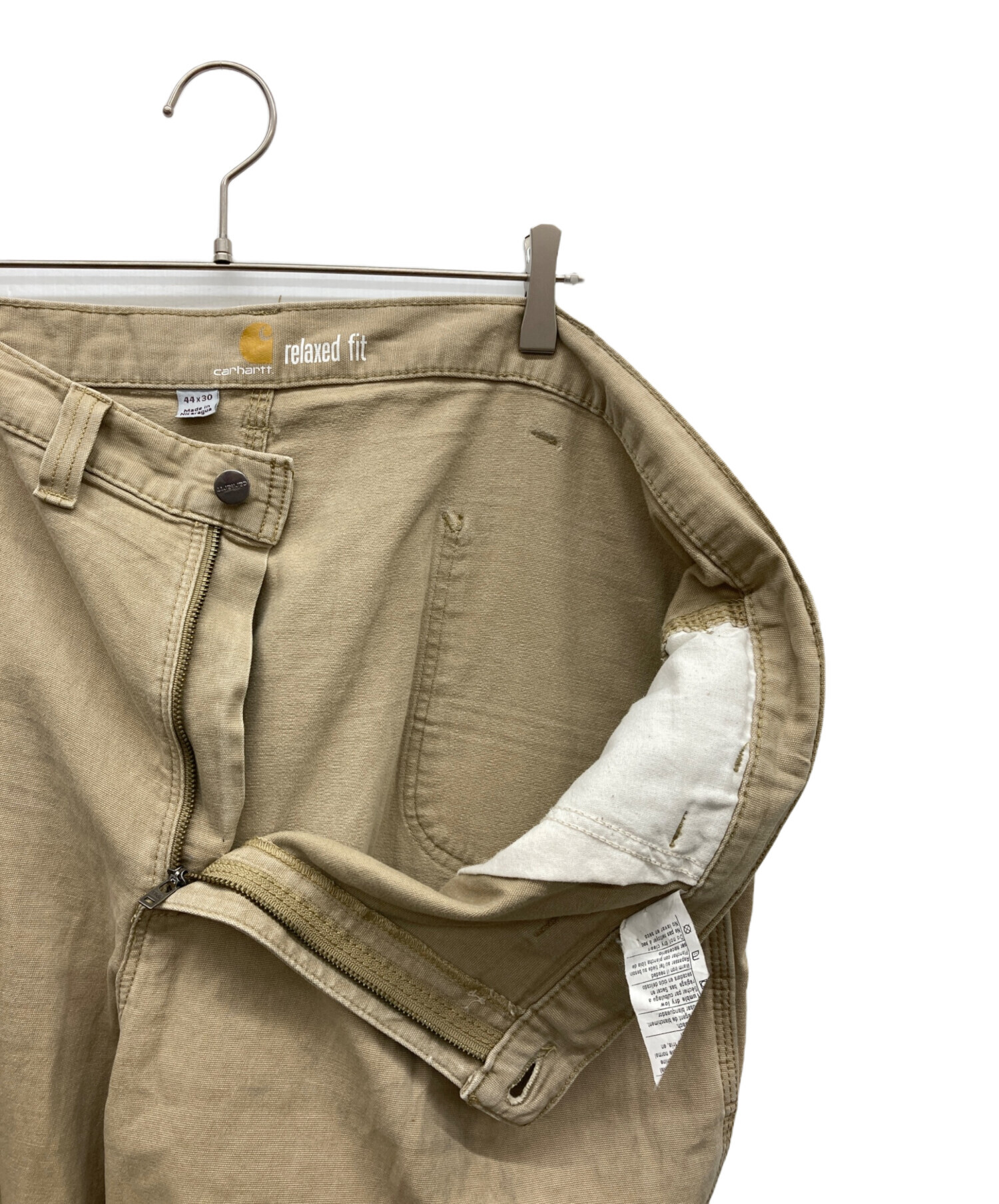 中古・古着通販】CarHartt (カーハート) ワークパンツ ベージュ サイズ