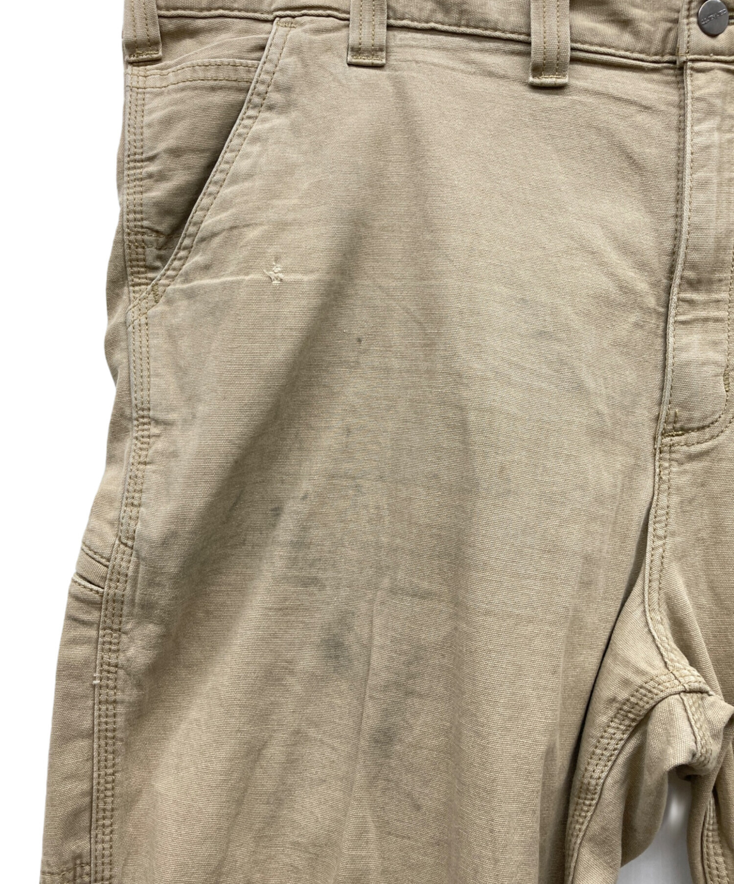 中古・古着通販】CarHartt (カーハート) ワークパンツ ベージュ サイズ 