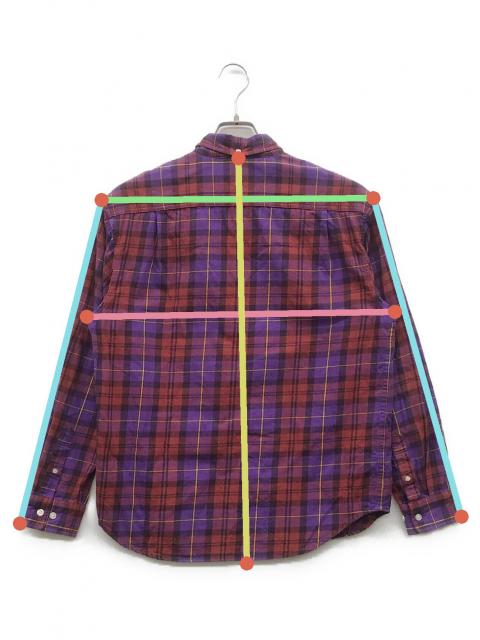 中古・古着通販】SUPREME (シュプリーム) チェックシャツ パープル