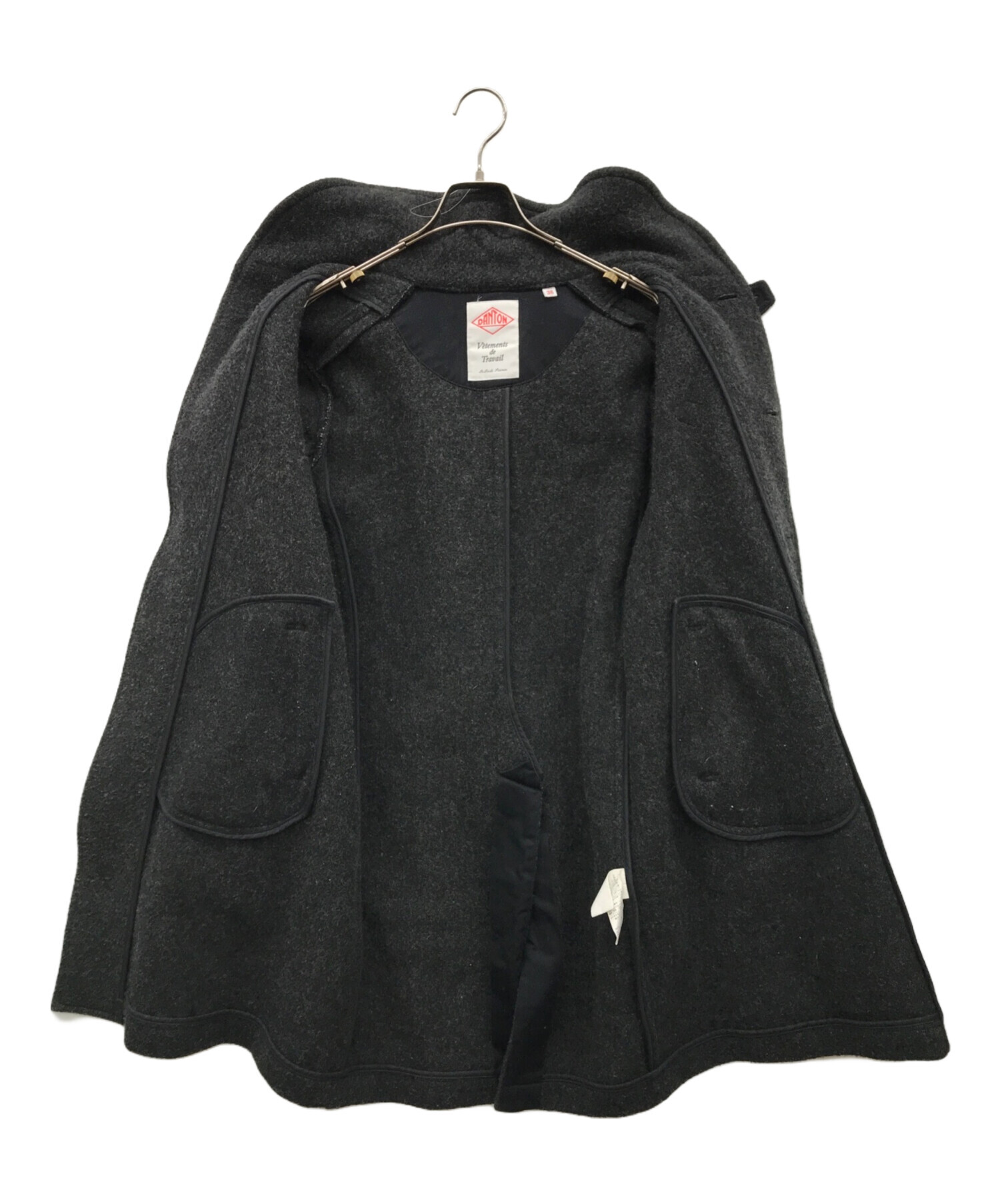 中古・古着通販】DANTON (ダントン) ウールモッサコート グレー サイズ