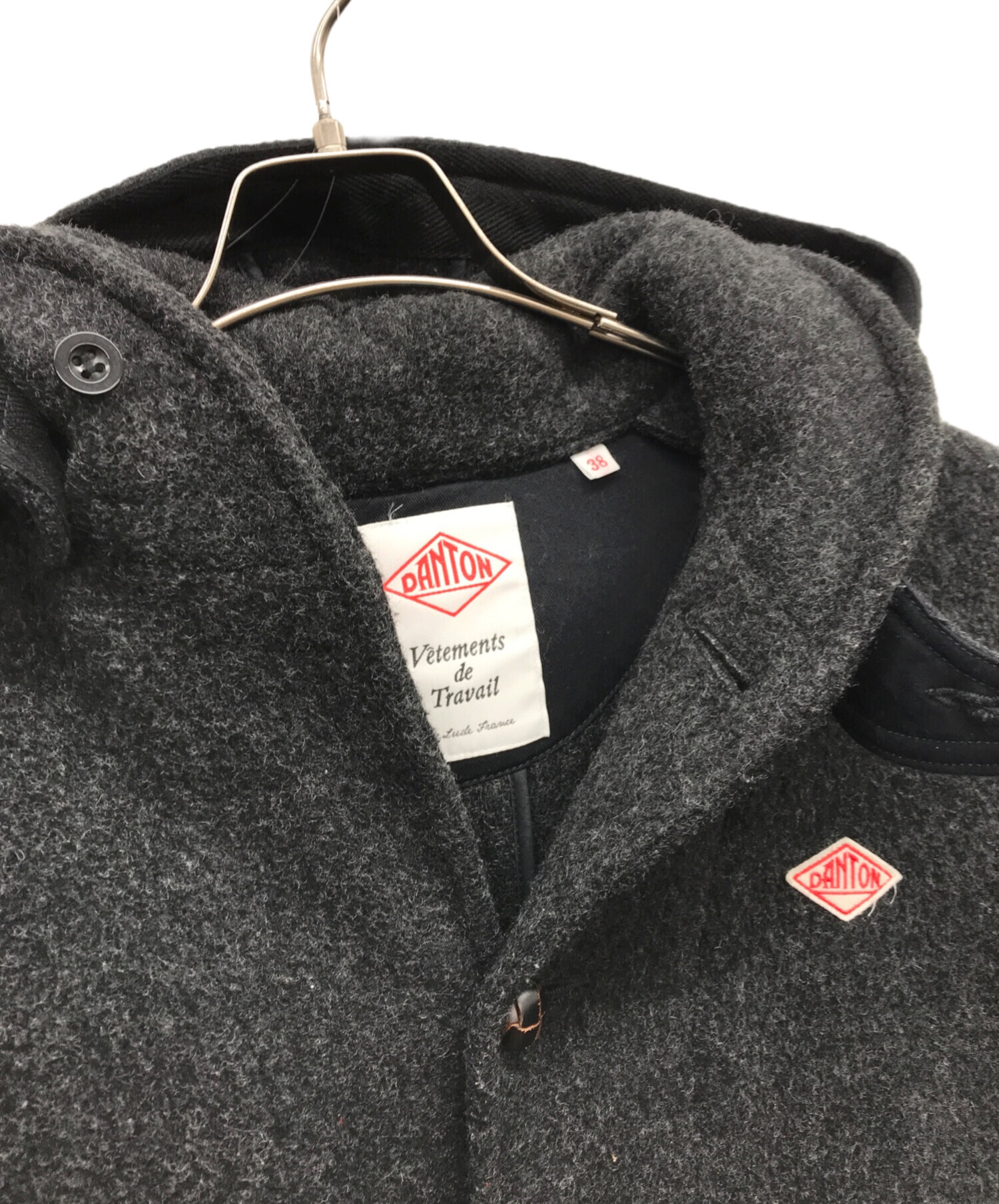 中古・古着通販】DANTON (ダントン) ウールモッサコート グレー サイズ
