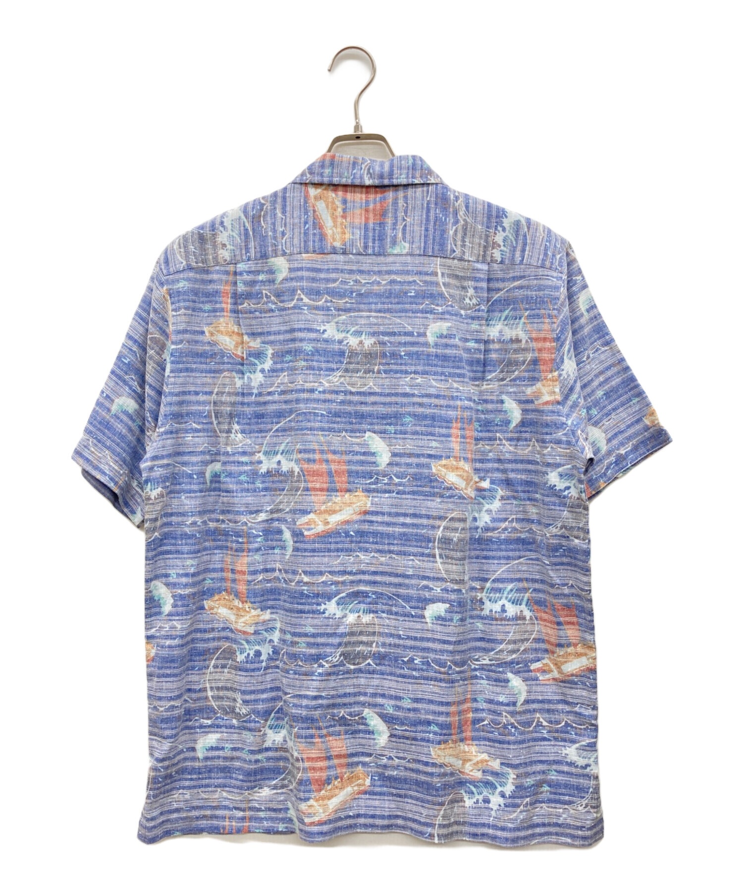 中古・古着通販】pataloha (パタロハ) アロハシャツ ブルー サイズ:M 