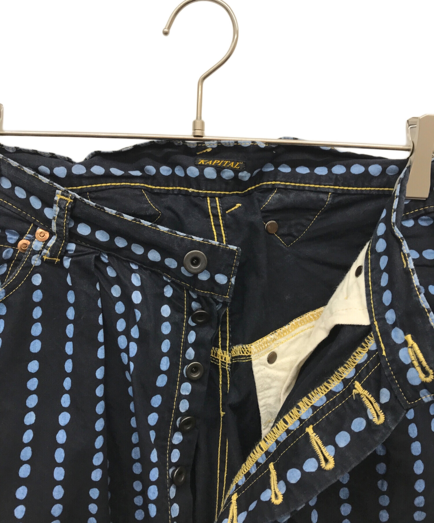 中古・古着通販】KAPITAL (キャピタル) 袴パンツ ブルー サイズ:33