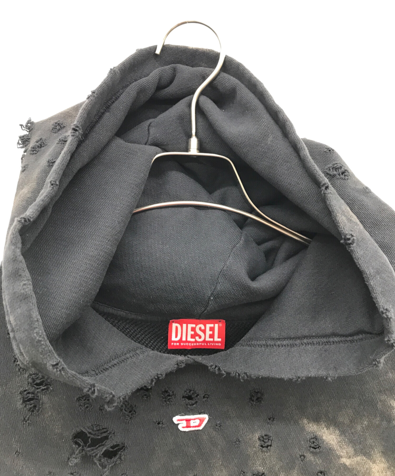 中古・古着通販】DIESEL (ディーゼル) S-BOXT-HOOD-N9 ブラック サイズ