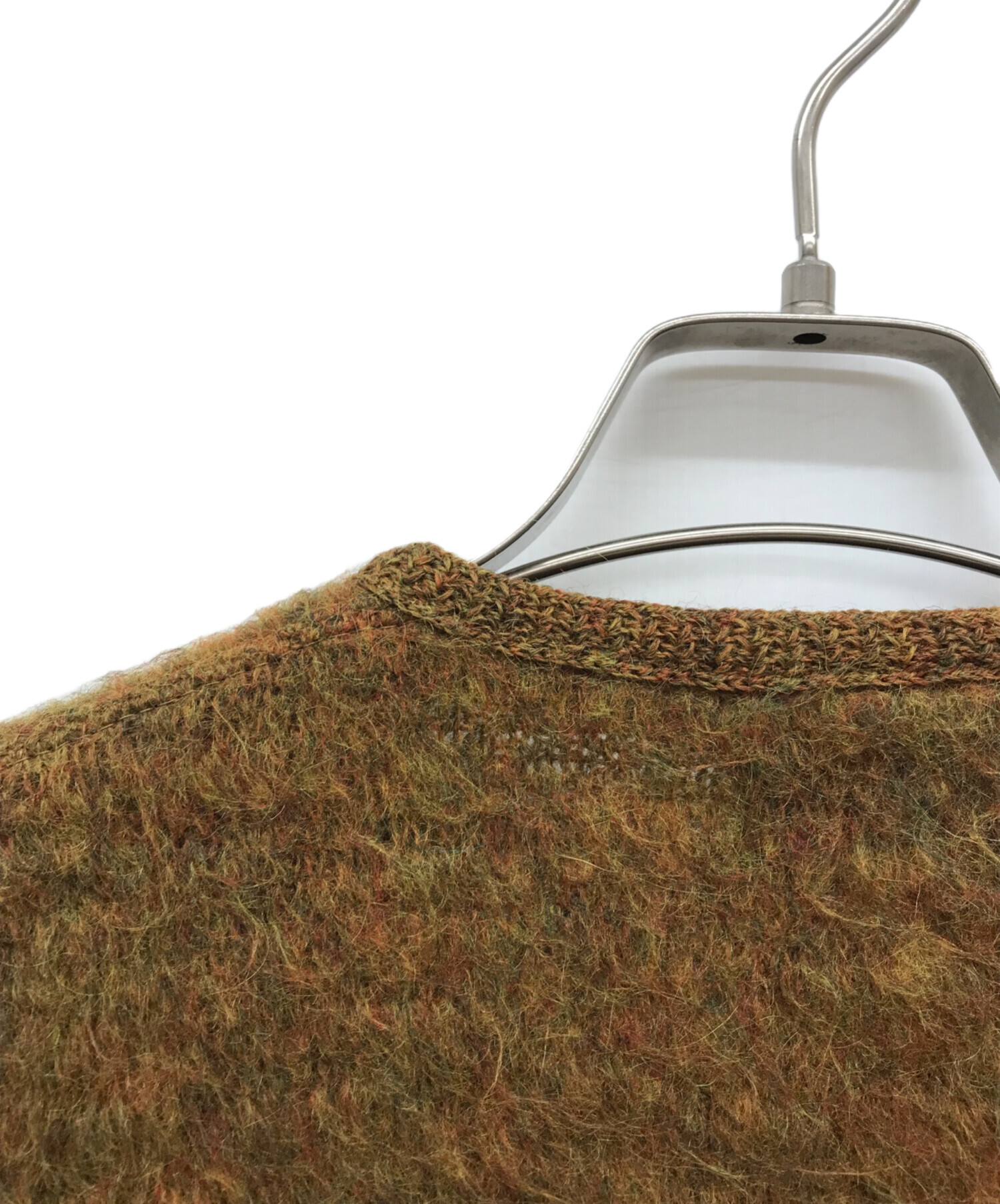 Puritan ピューリタン　モヘアカーディガン 中古・古着通販】PURITAN (ピューリタン) モヘア混カーディガン カーキ