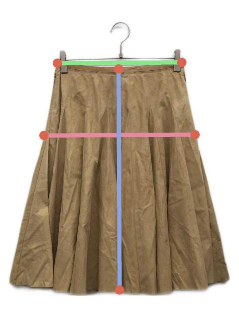 中古・古着通販】FOXEY (フォクシー) スカート ベージュ サイズ:38