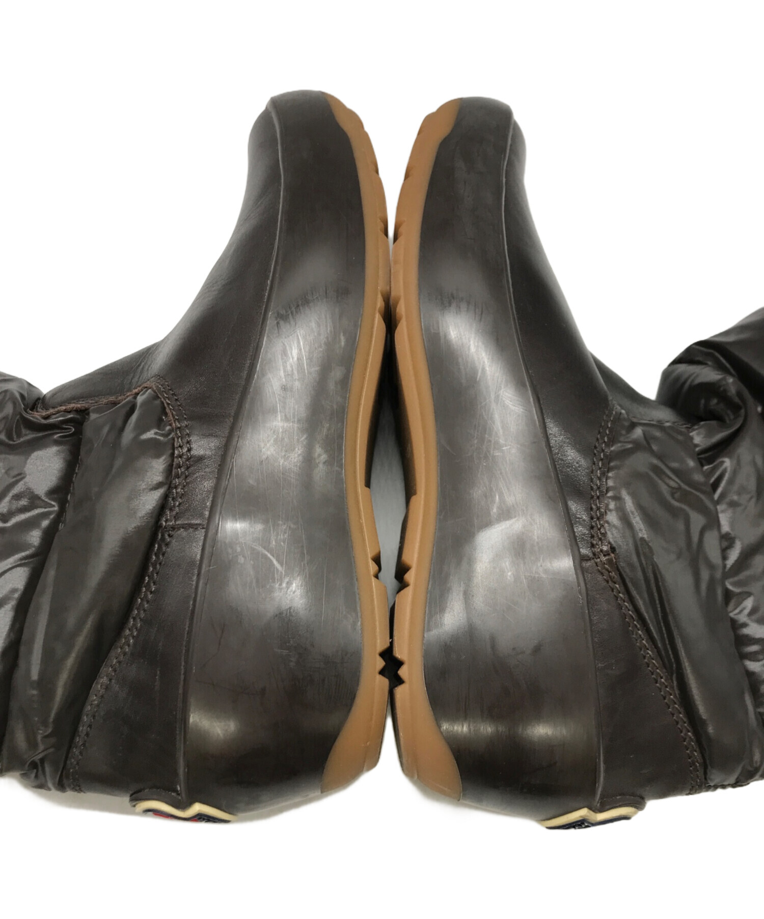 中古・古着通販】MONCLER (モンクレール) ダウンブーツ ブラウン