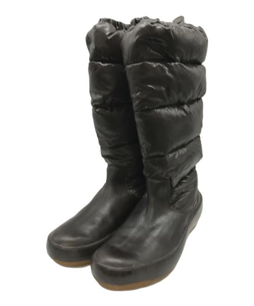 未使用レベル★モンクレール　ダウン　ブーツ　ブラック　黒　レディース　39 中古・古着通販】MONCLER (モンクレール) ダウンブーツ ブラウン