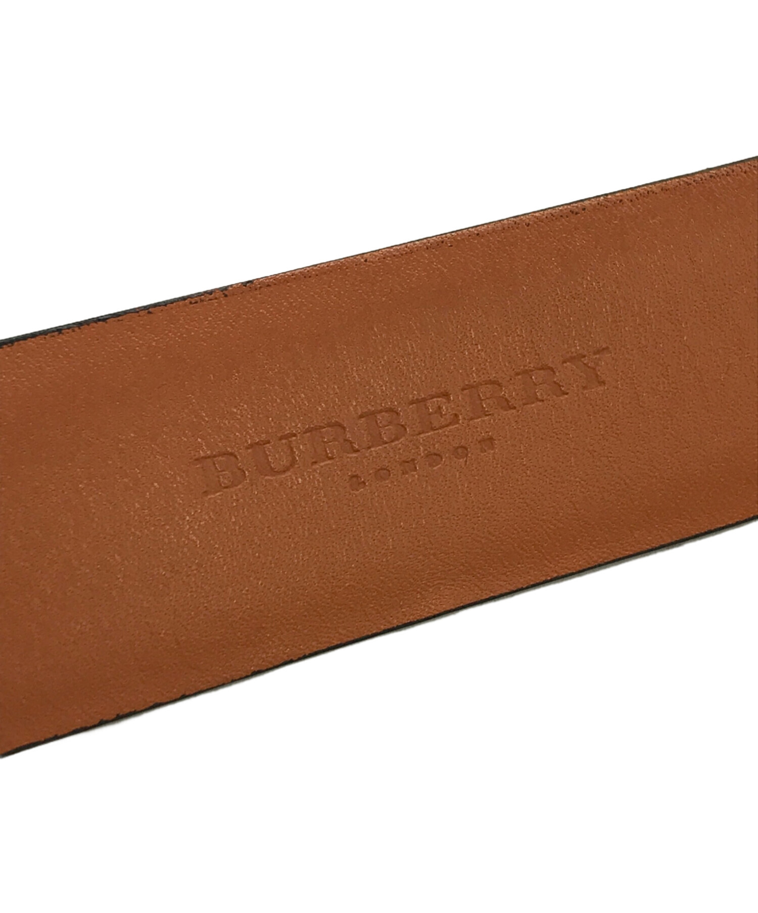 中古・古着通販】BURBERRY LONDON (バーバリーロンドン) レザーベルト
