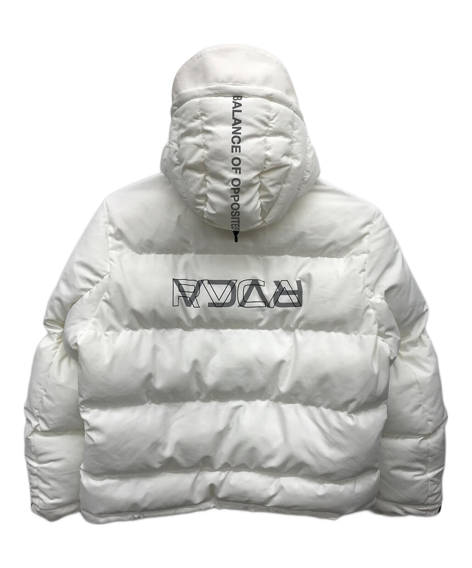 【新品タグ付き】RVCA×AZUL フード付きダウンジャケット ホワイト L AZUL BY MOUSSY | 【RVCA×AZUL】PUFFER JK (ジャケット ) |SHEL'TTER