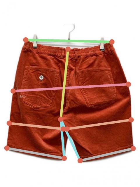 新品未使用　DENMAM ハーフパンツ　XL 3032004046422938_drawn.jpeg
